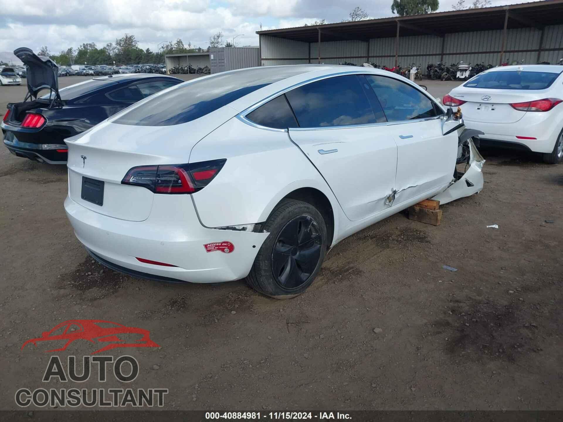 TESLA MODEL 3 2019 - 5YJ3E1EA0KF486447