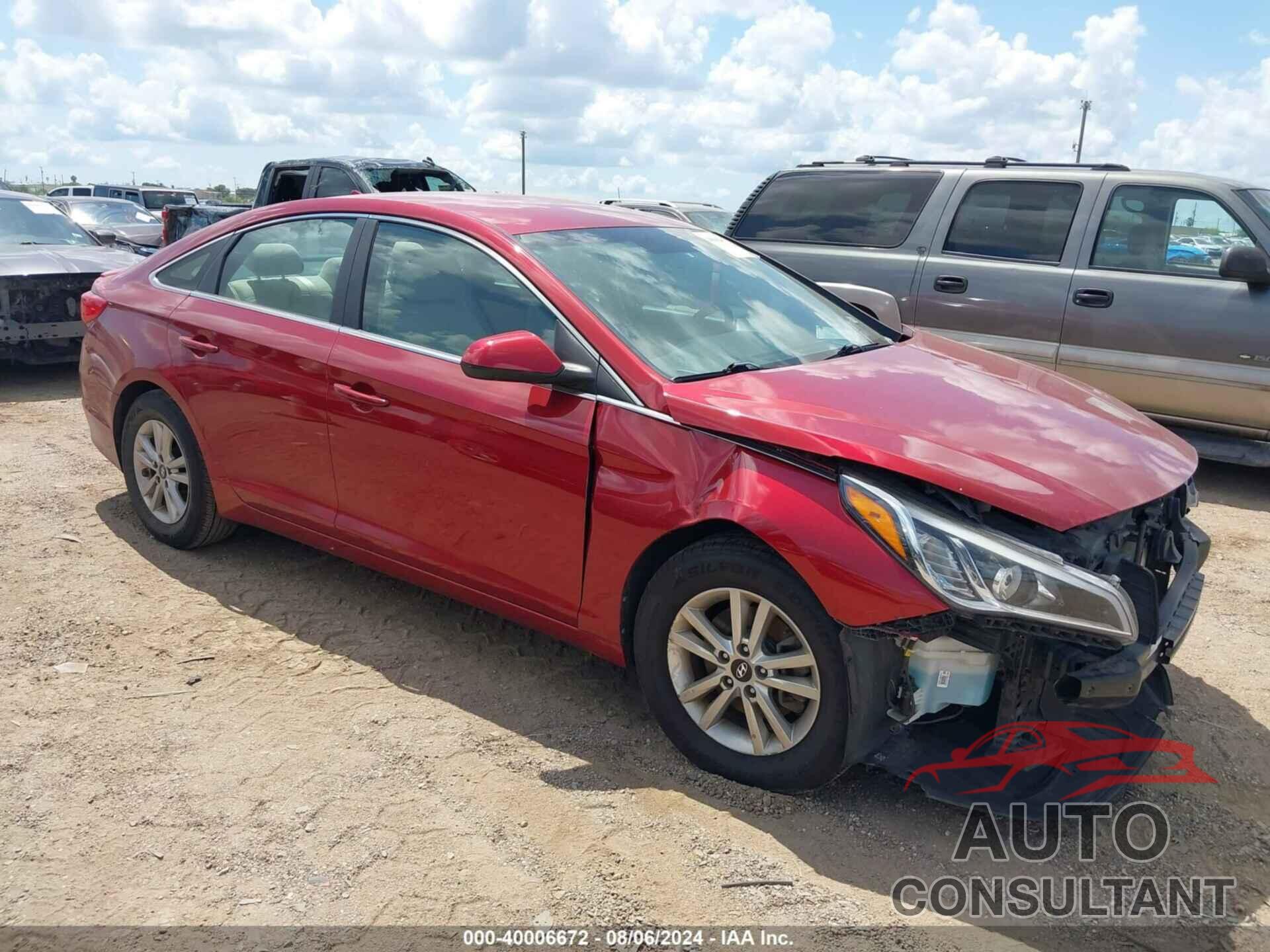 HYUNDAI SONATA 2016 - 5NPE24AF3GH273585