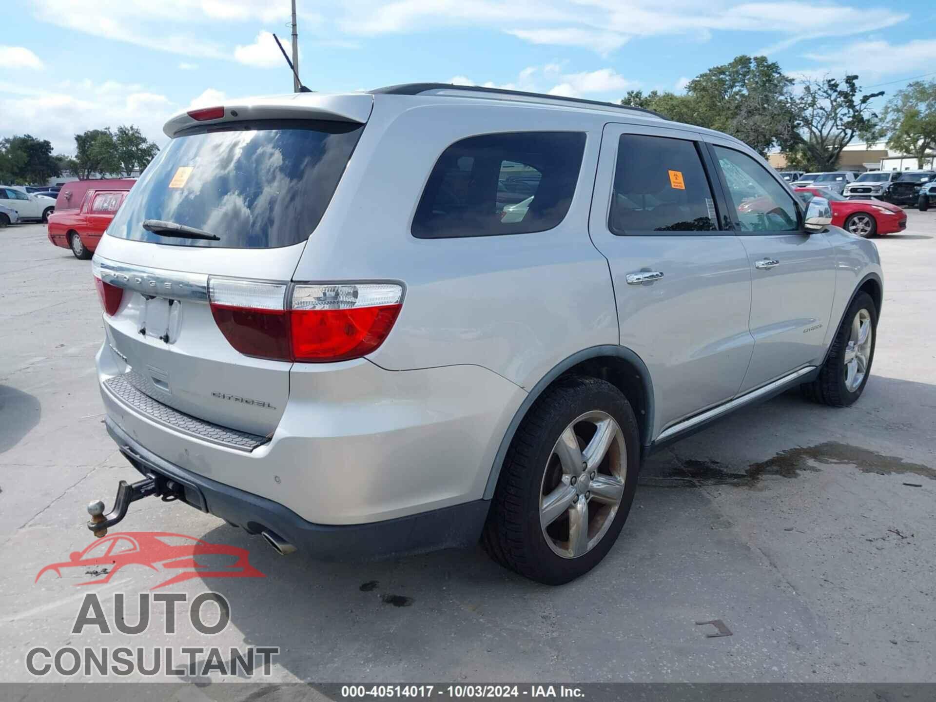 DODGE DURANGO 2011 - 1D4SE5GT5BC638482