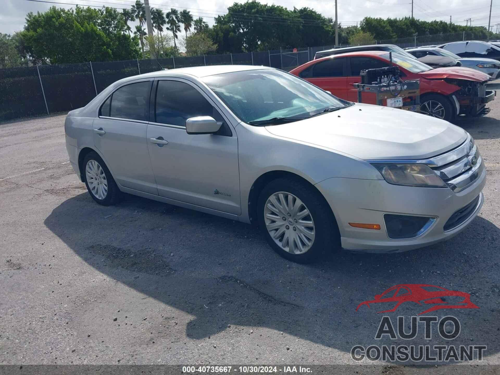 FORD FUSION HYBRID 2010 - 3FADP0L32AR384275