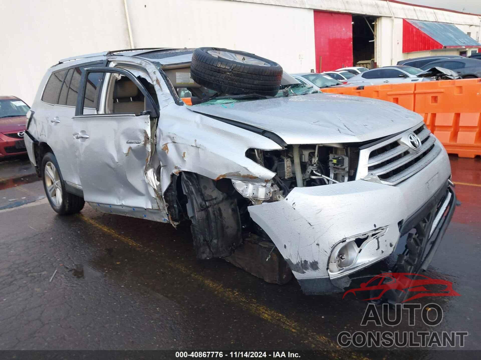 TOYOTA HIGHLANDER 2012 - 5TDDK3EH4CS128576