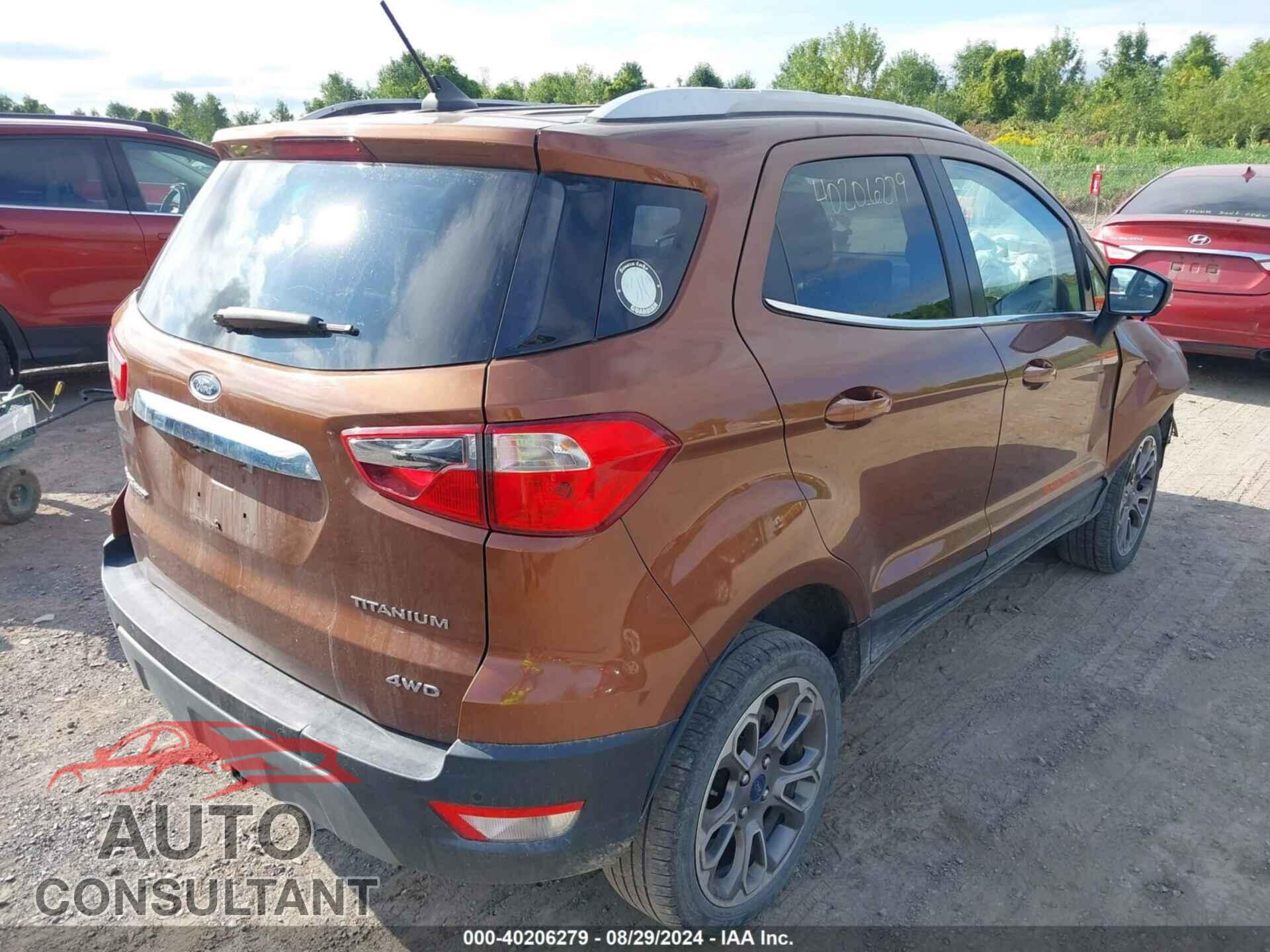 FORD ECOSPORT 2019 - MAJ6S3KL3KC289749