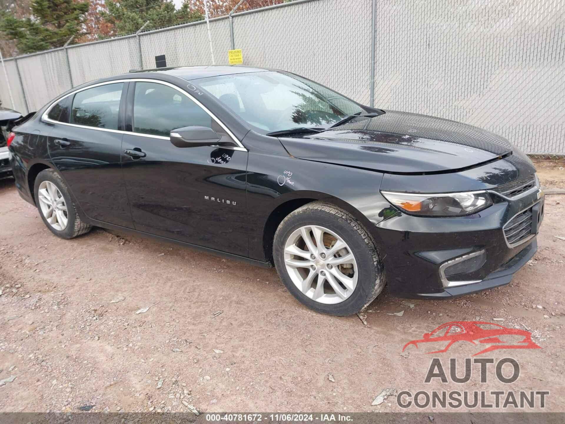 CHEVROLET MALIBU 2016 - 1G1ZE5STXGF332525