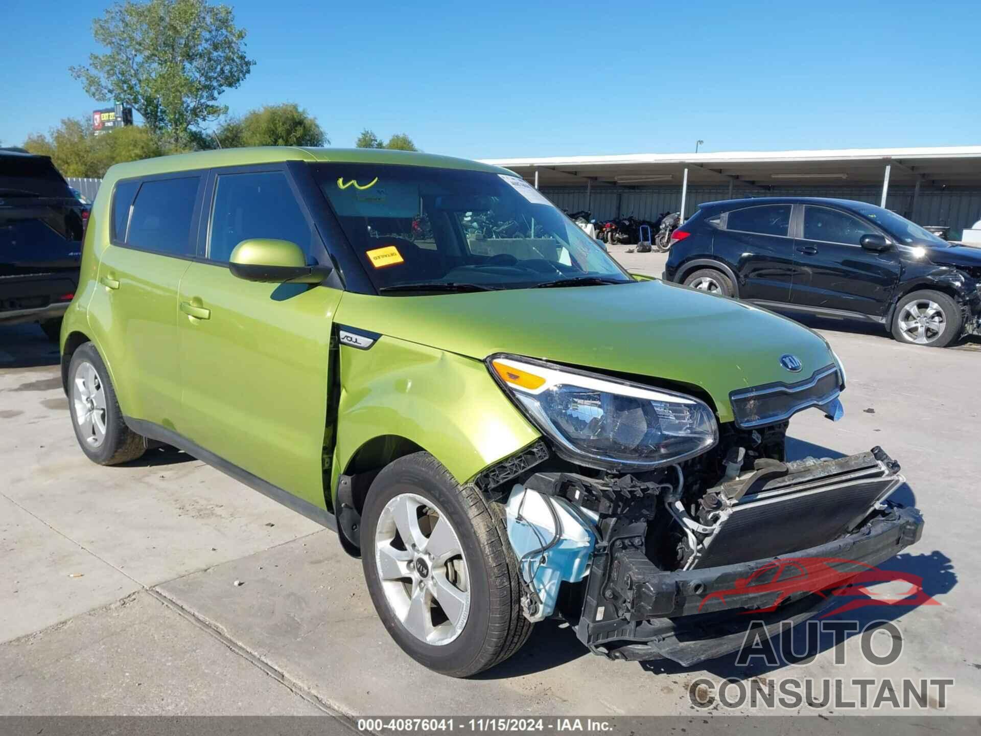 KIA SOUL 2018 - KNDJN2A26J7894306