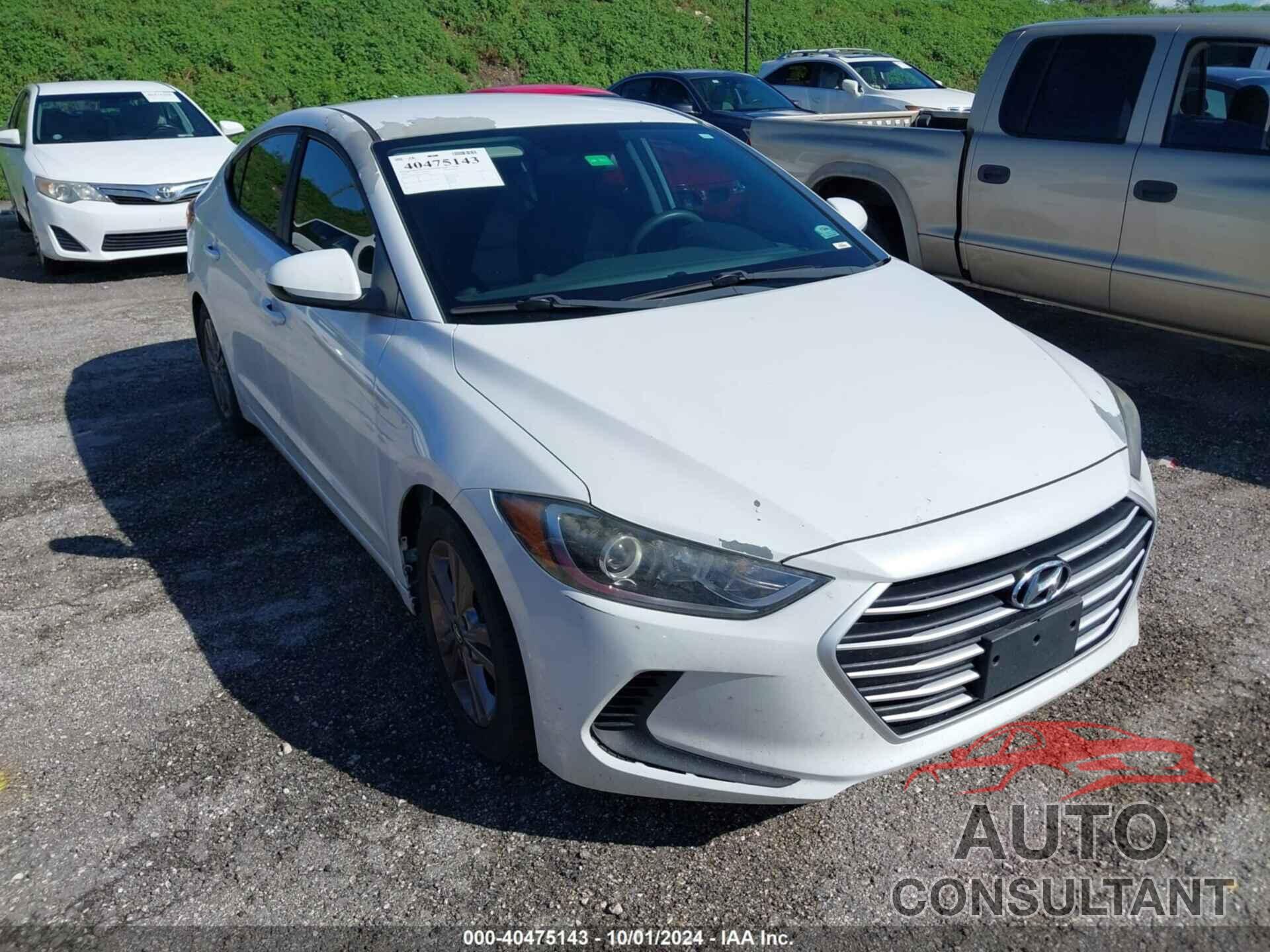 HYUNDAI ELANTRA 2018 - 5NPD84LFXJH369342