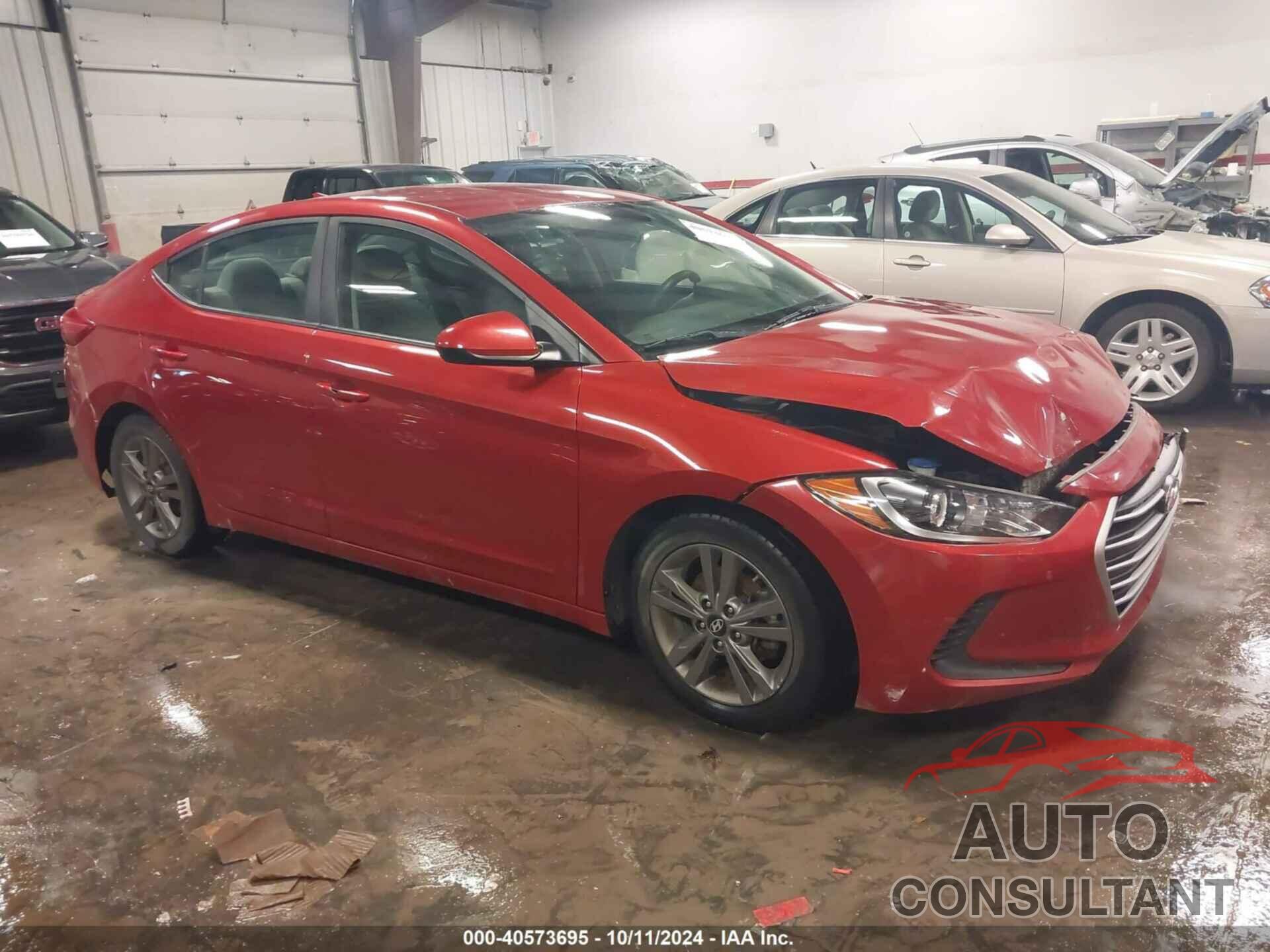 HYUNDAI ELANTRA 2018 - 5NPD84LF4JH254171