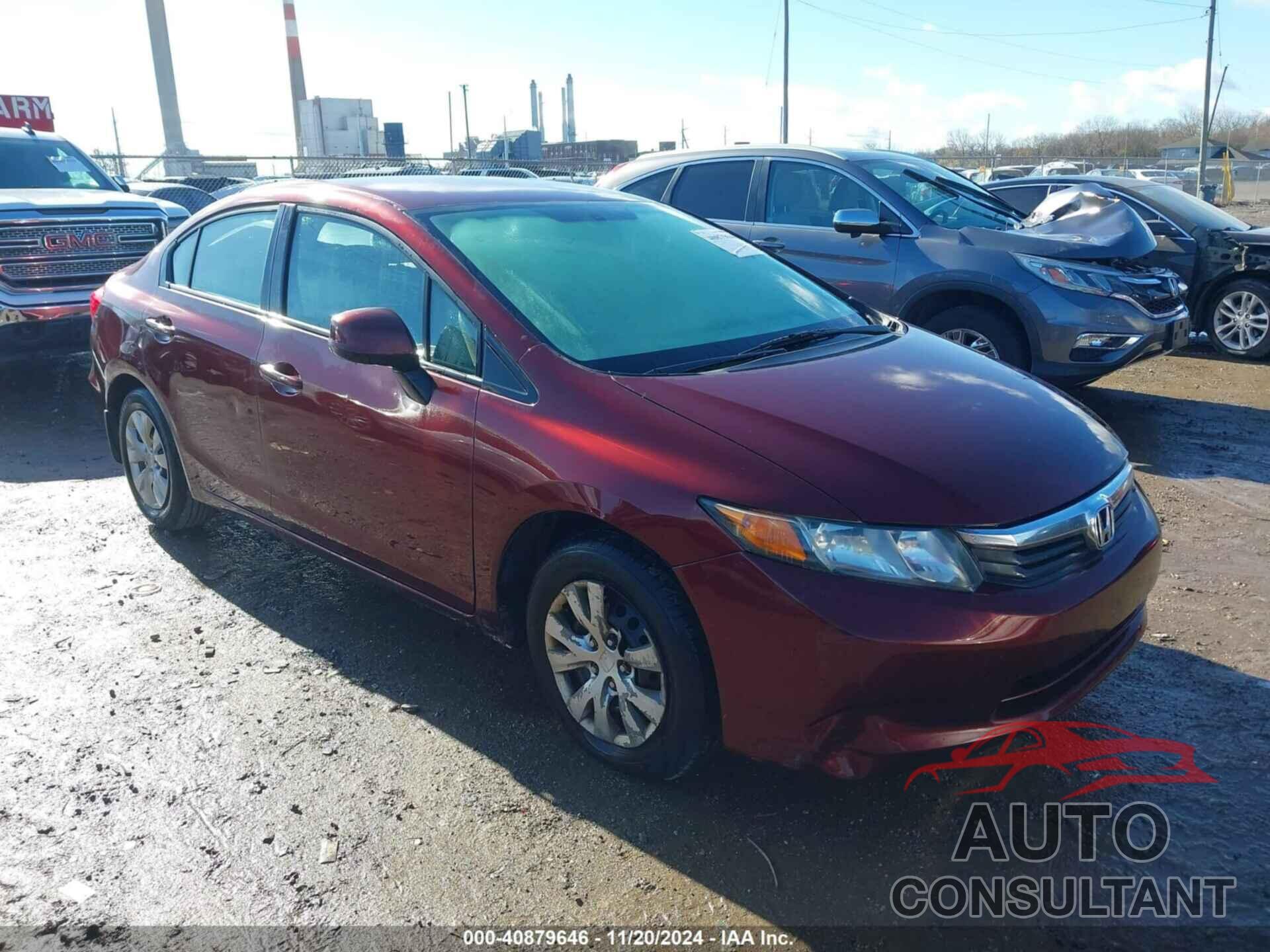 HONDA CIVIC 2012 - 2HGFB2F57CH532706