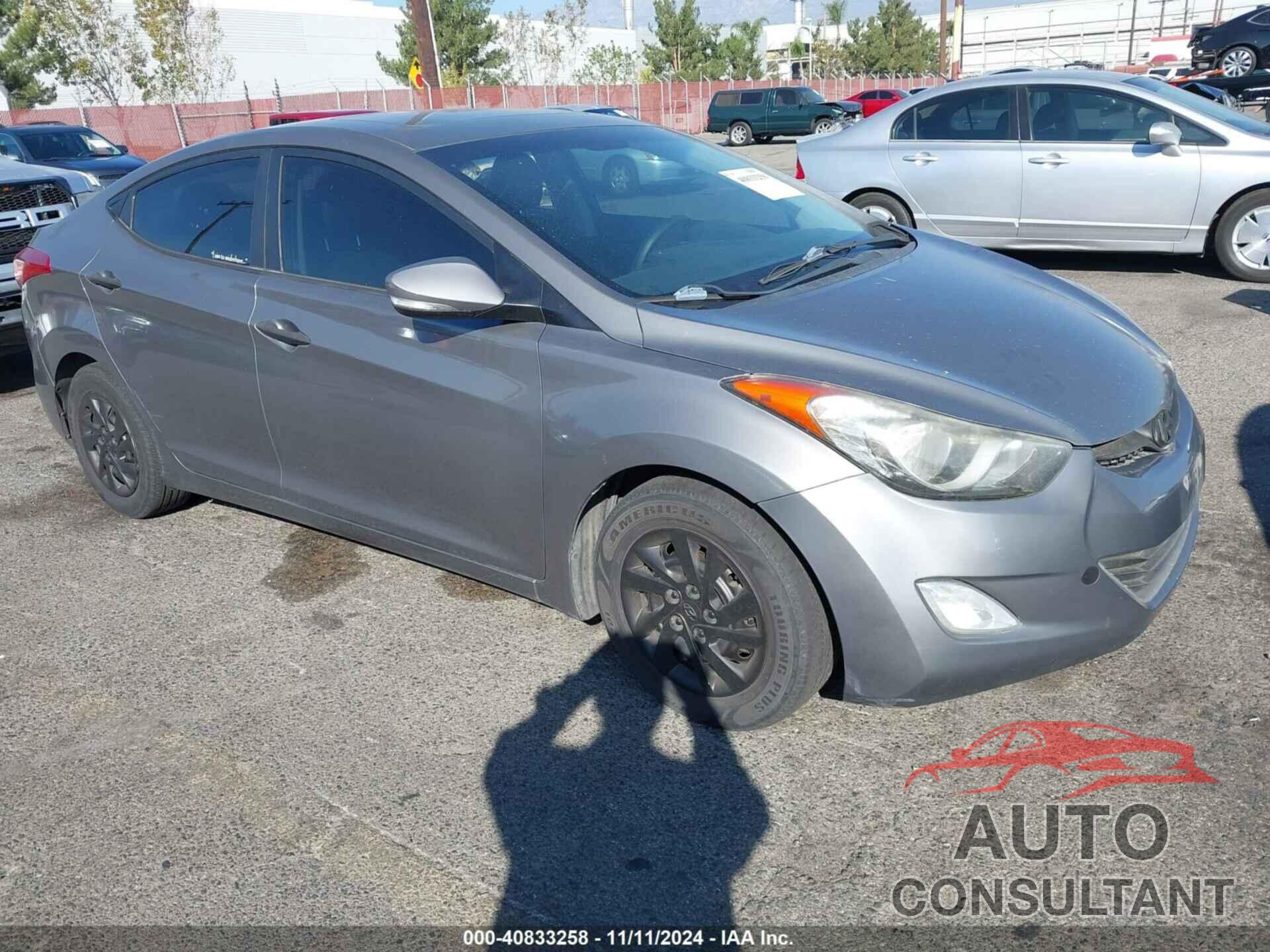 HYUNDAI ELANTRA 2013 - 5NPDH4AE3DH273258