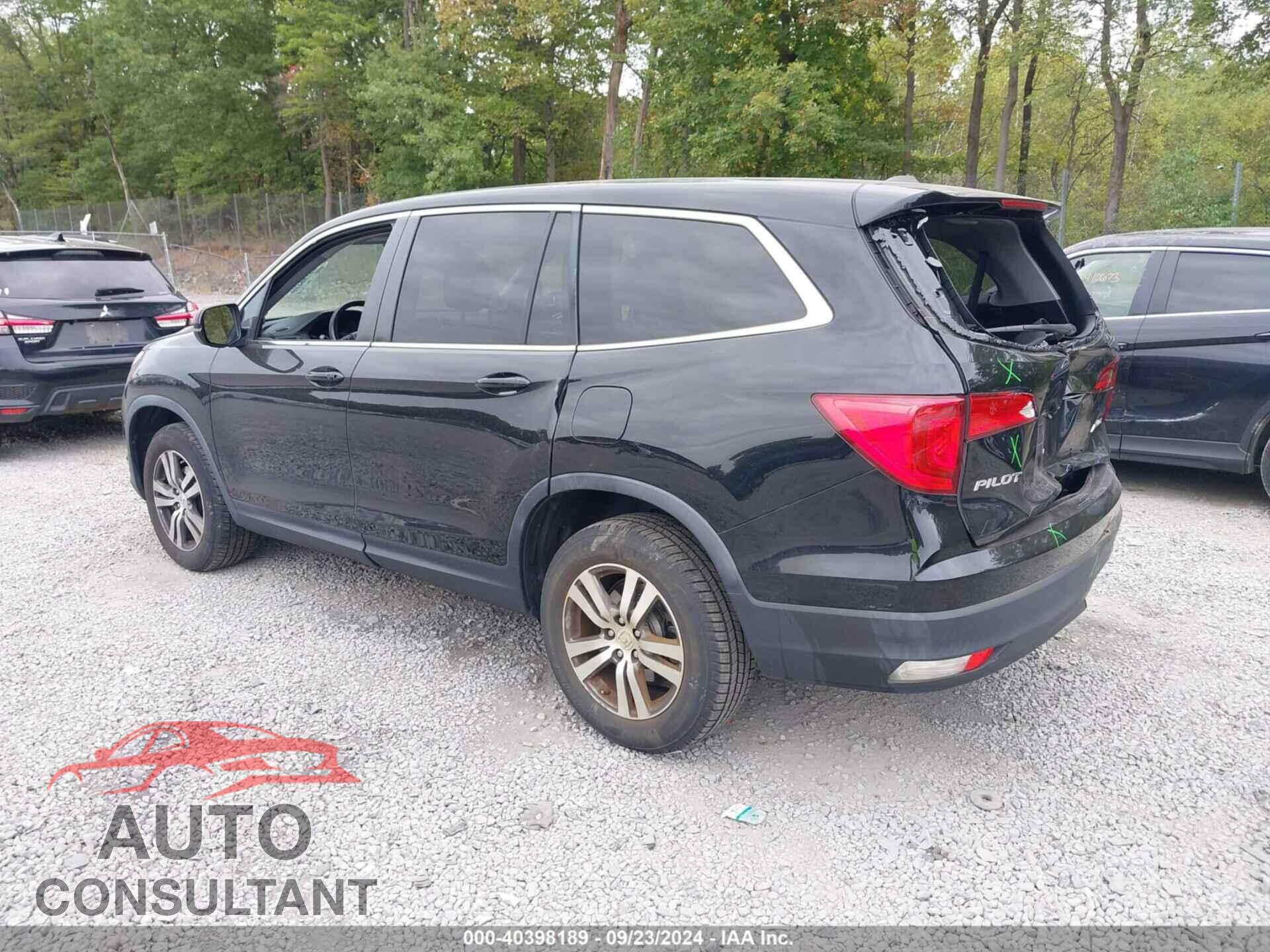 HONDA PILOT 2017 - 5FNYF6H50HB024252