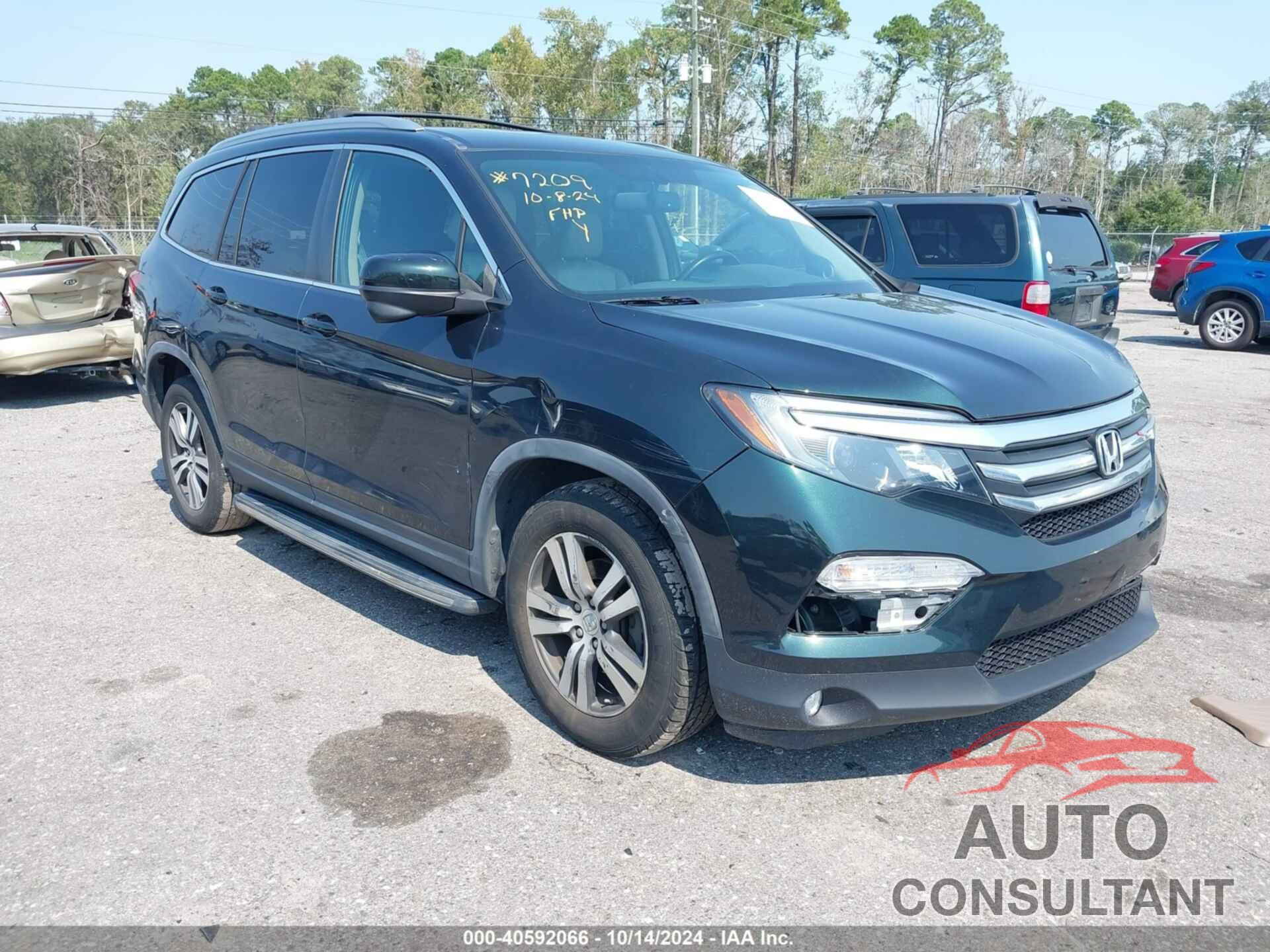 HONDA PILOT 2016 - 5FNYF6H70GB077419