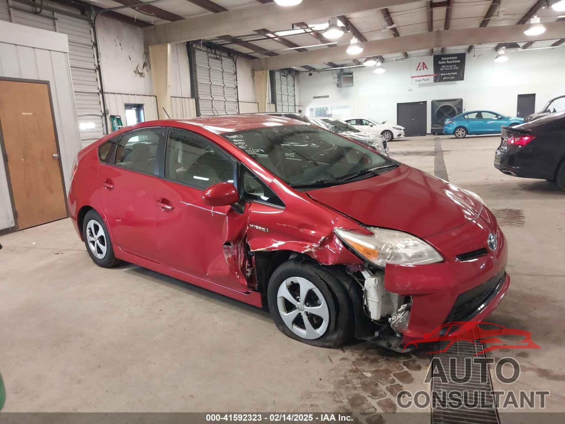 TOYOTA PRIUS 2013 - JTDKN3DU6D5562390