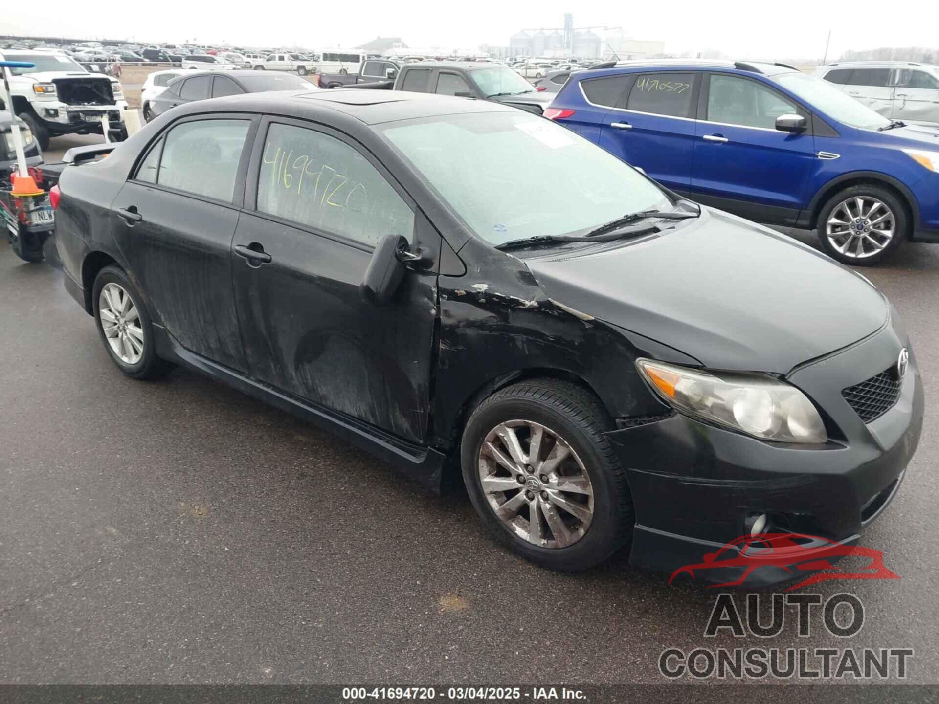 TOYOTA COROLLA 2010 - 1NXBU4EE9AZ291323