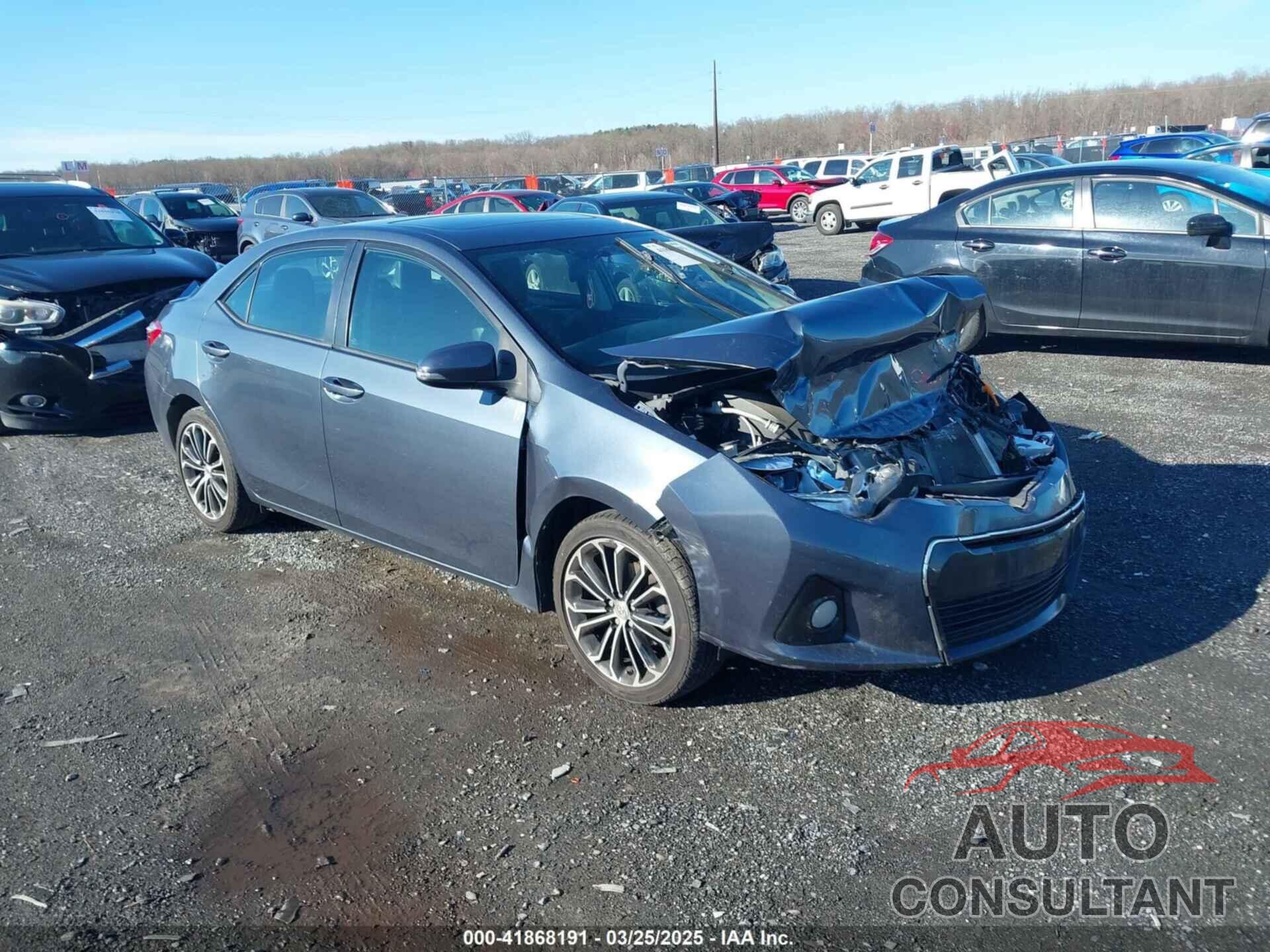 TOYOTA COROLLA 2016 - 2T1BURHE7GC525459