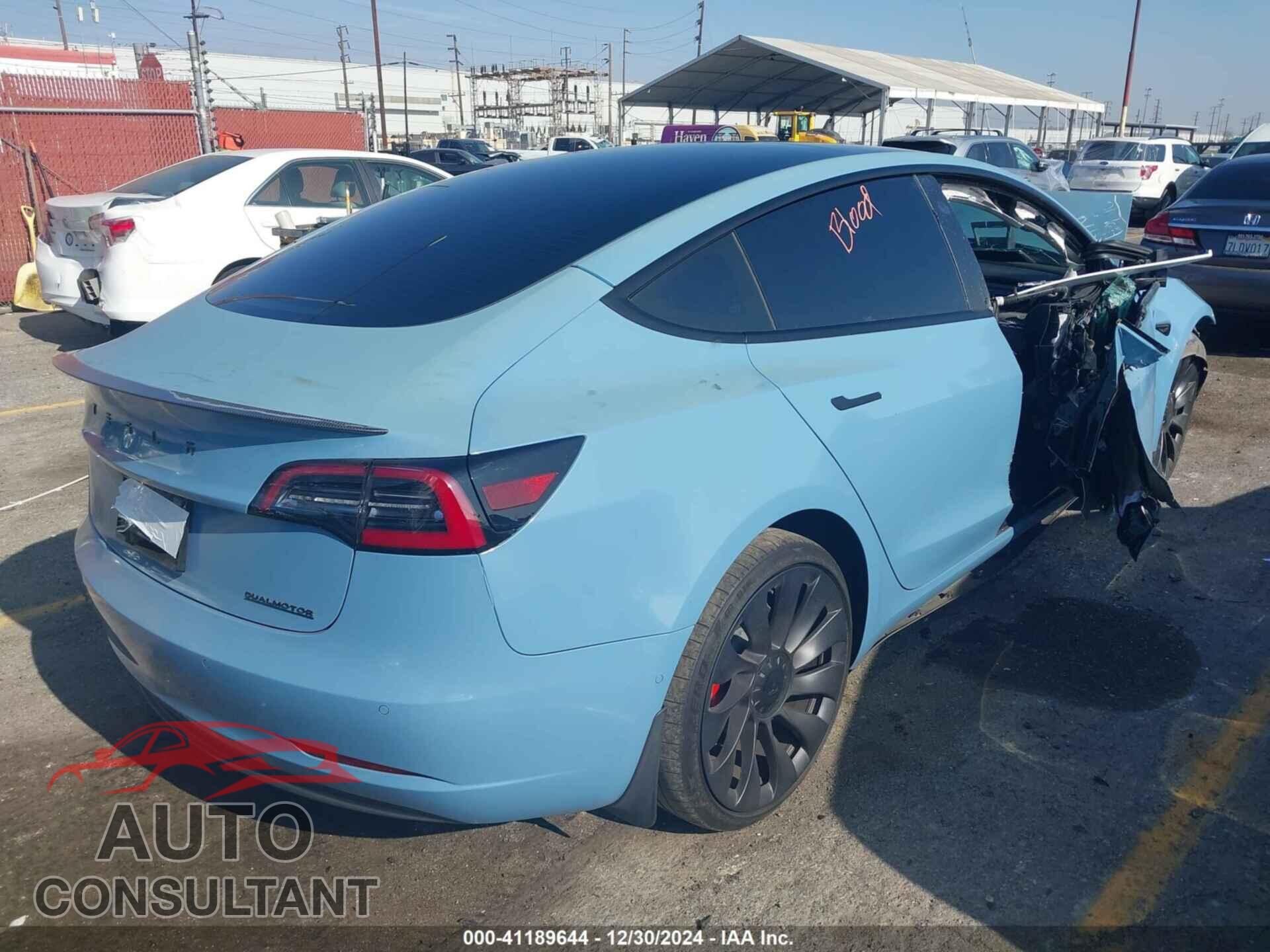 TESLA MODEL 3 2022 - 5YJ3E1EC1NF144236