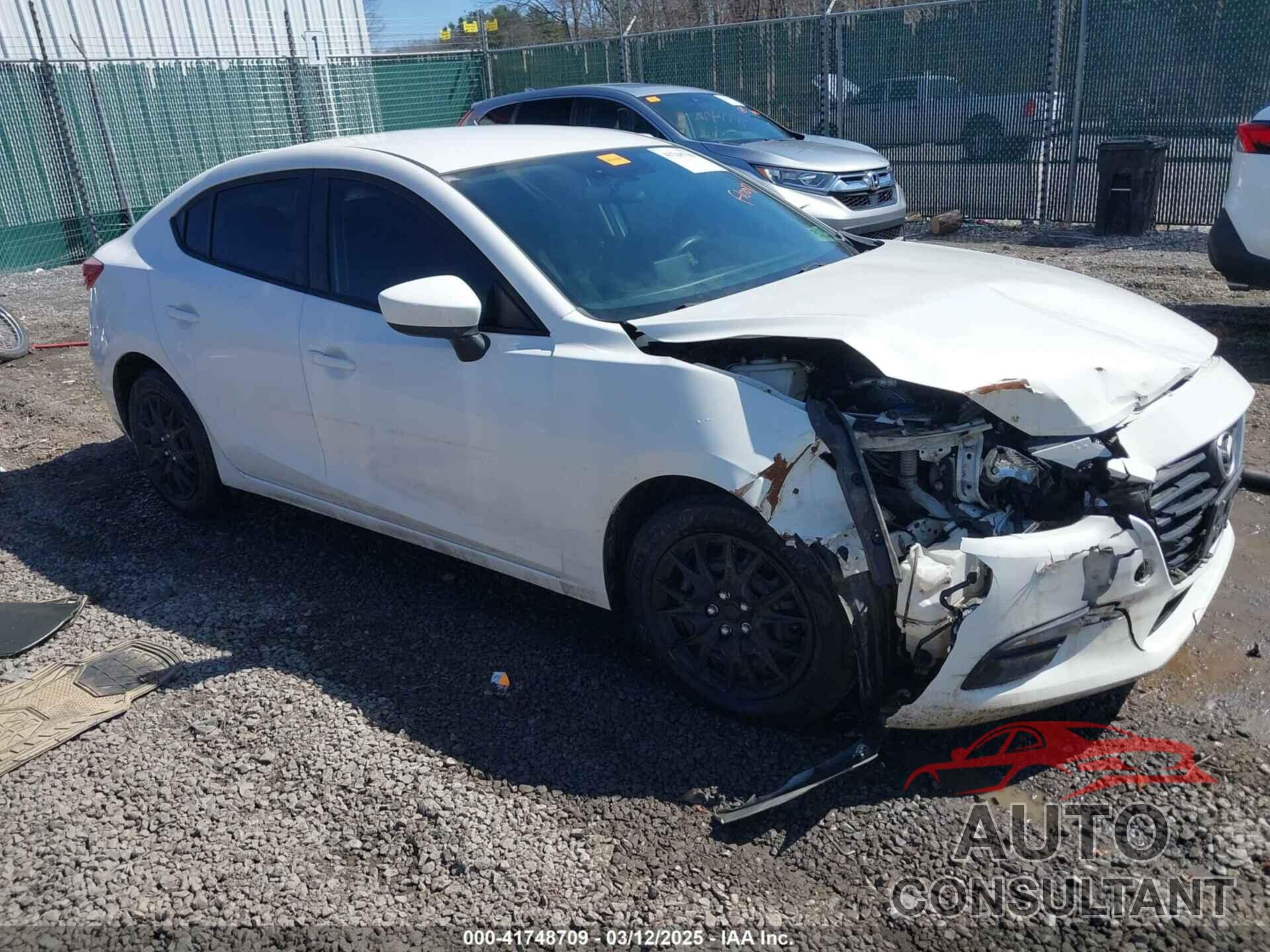 MAZDA MAZDA3 2017 - JM1BN1U70H1100824