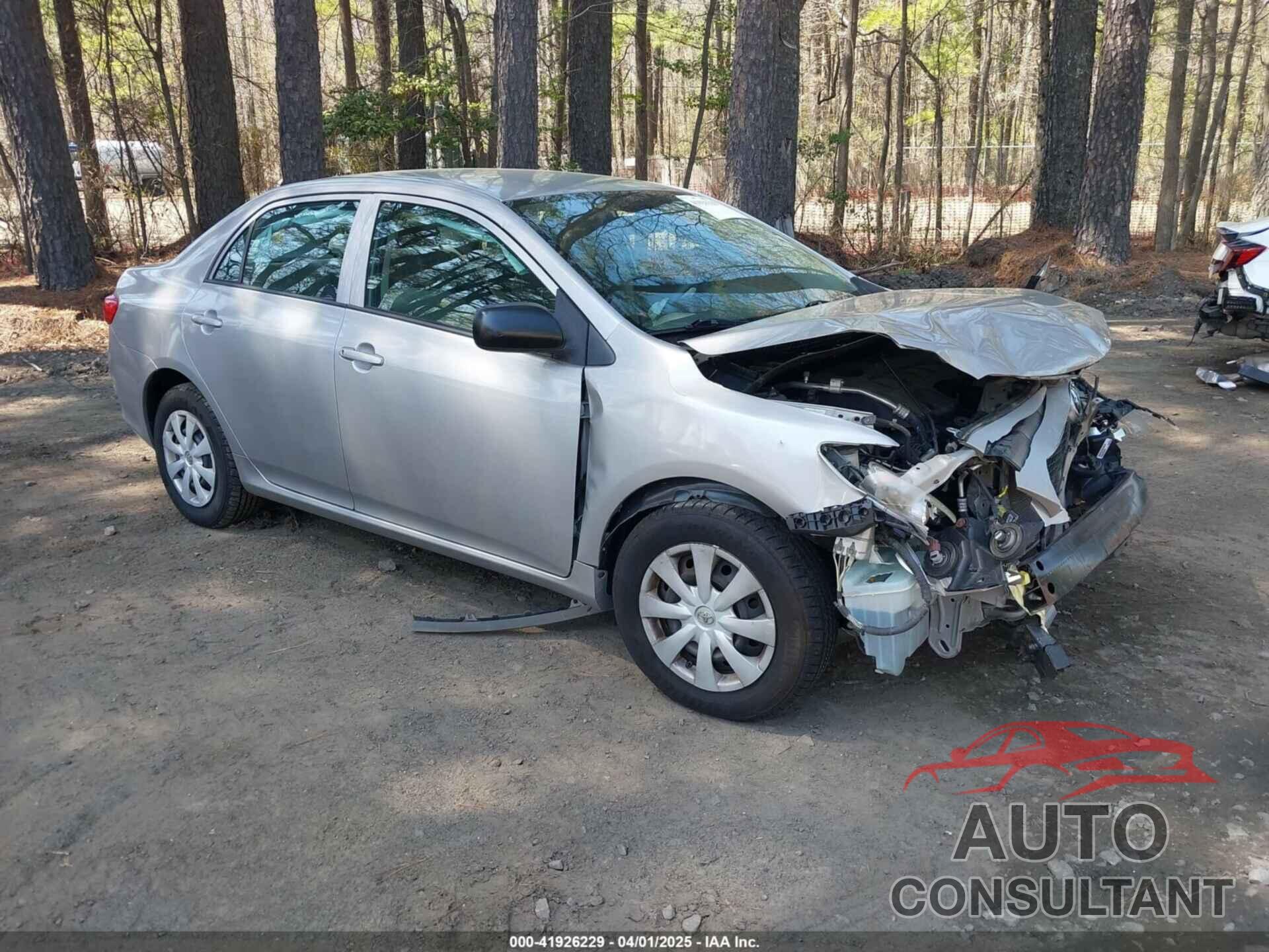 TOYOTA COROLLA 2009 - 1NXBU40E39Z164022