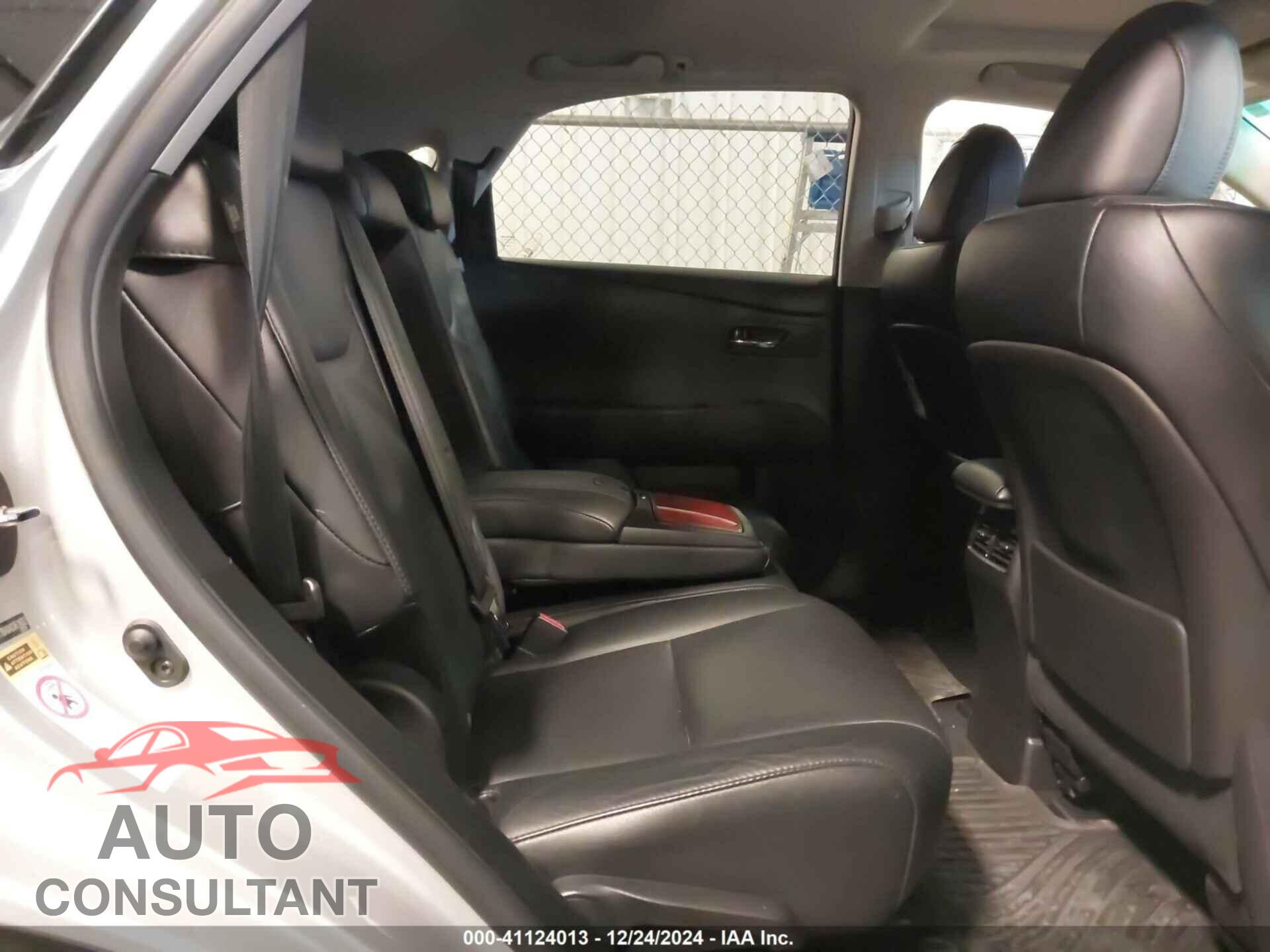LEXUS RX 350 2010 - 2T2BK1BAXAC061602
