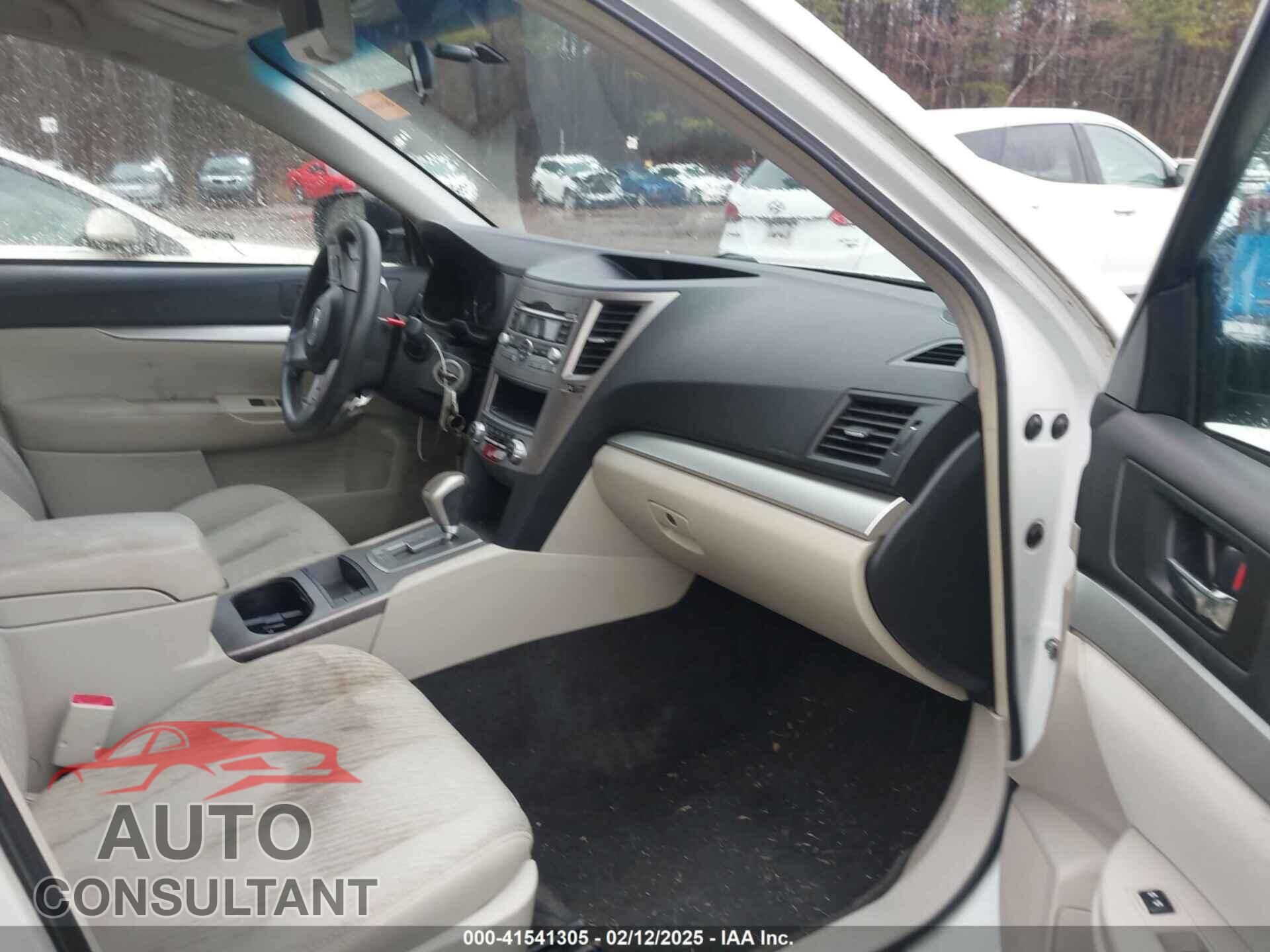 SUBARU OUTBACK 2011 - 4S4BRBAC9B3420954