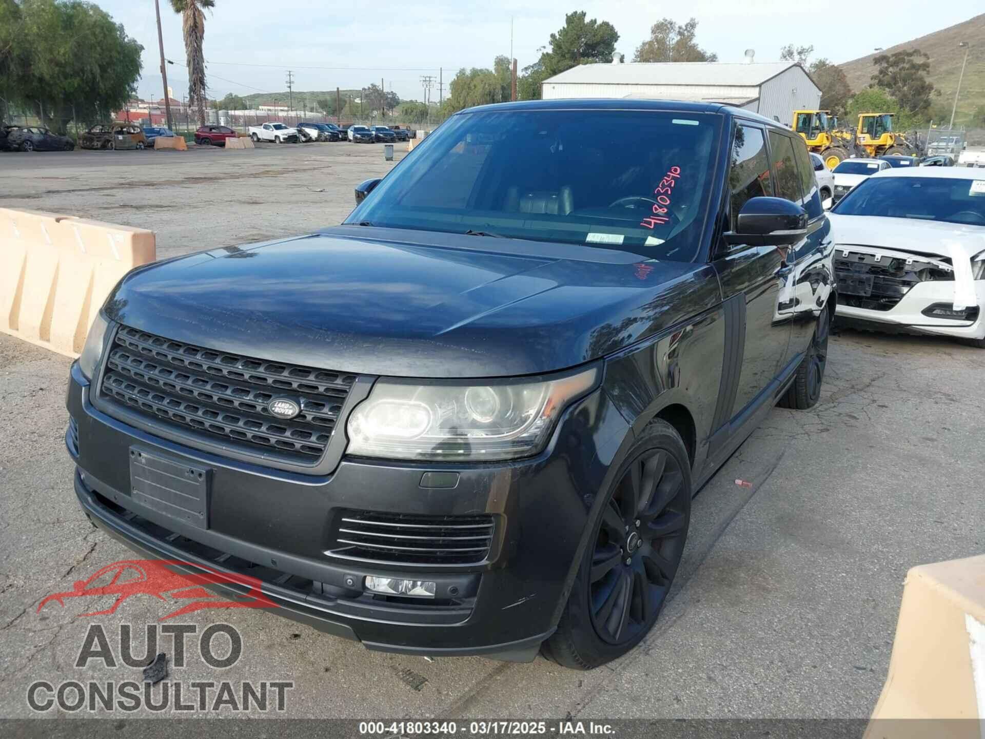 LAND ROVER RANGE ROVER 2014 - SALGS2EF7EA133267