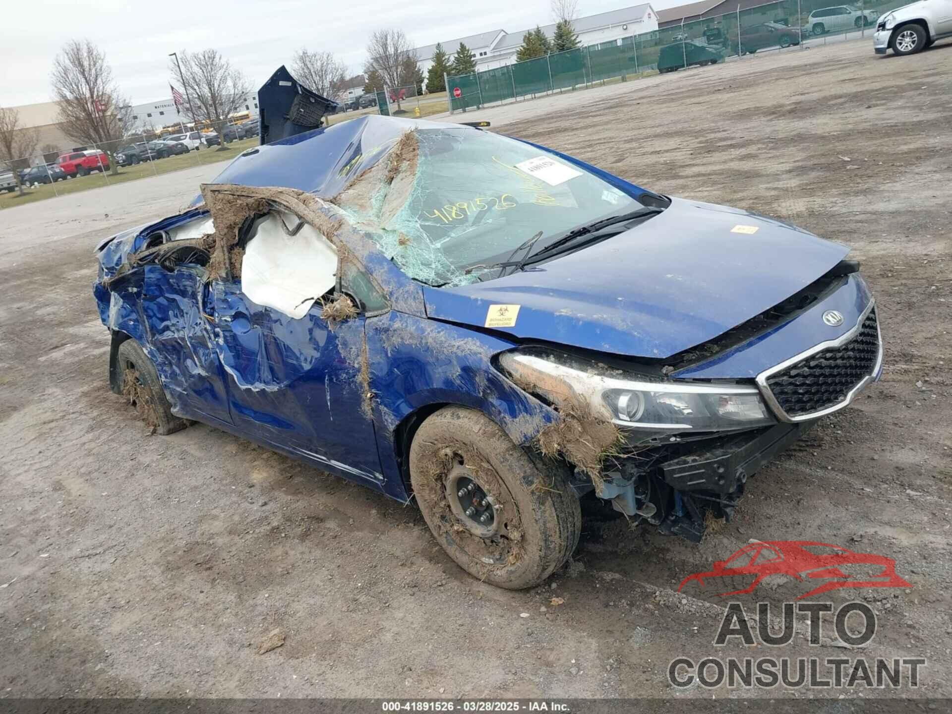 KIA FORTE 2017 - 3KPFK4A75HE054470