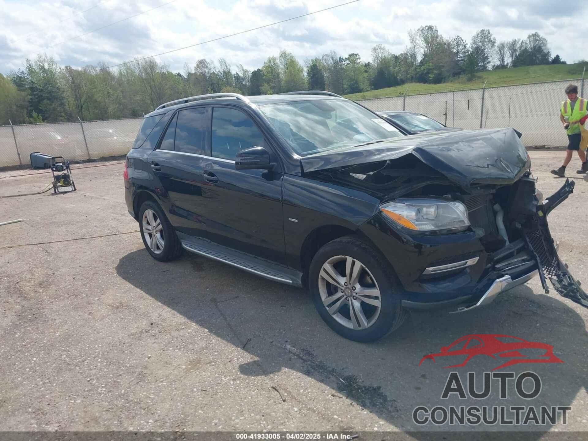 MERCEDES-BENZ ML 350 2012 - 4JGDA5HB9CA021750