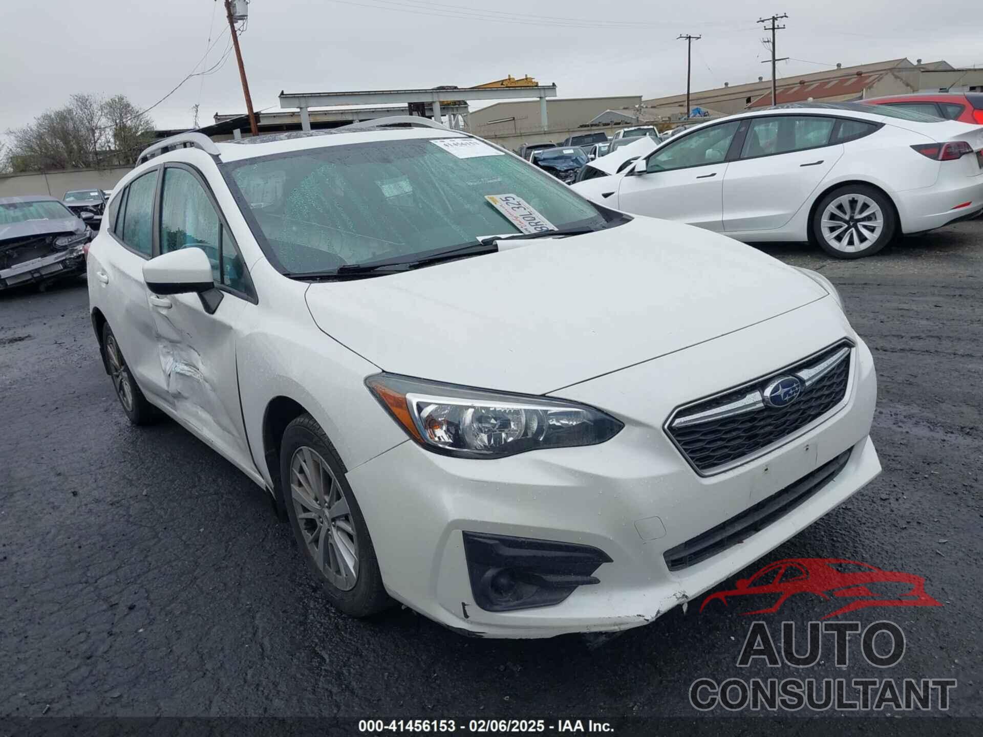 SUBARU IMPREZA 2018 - 4S3GTAB60J3735865