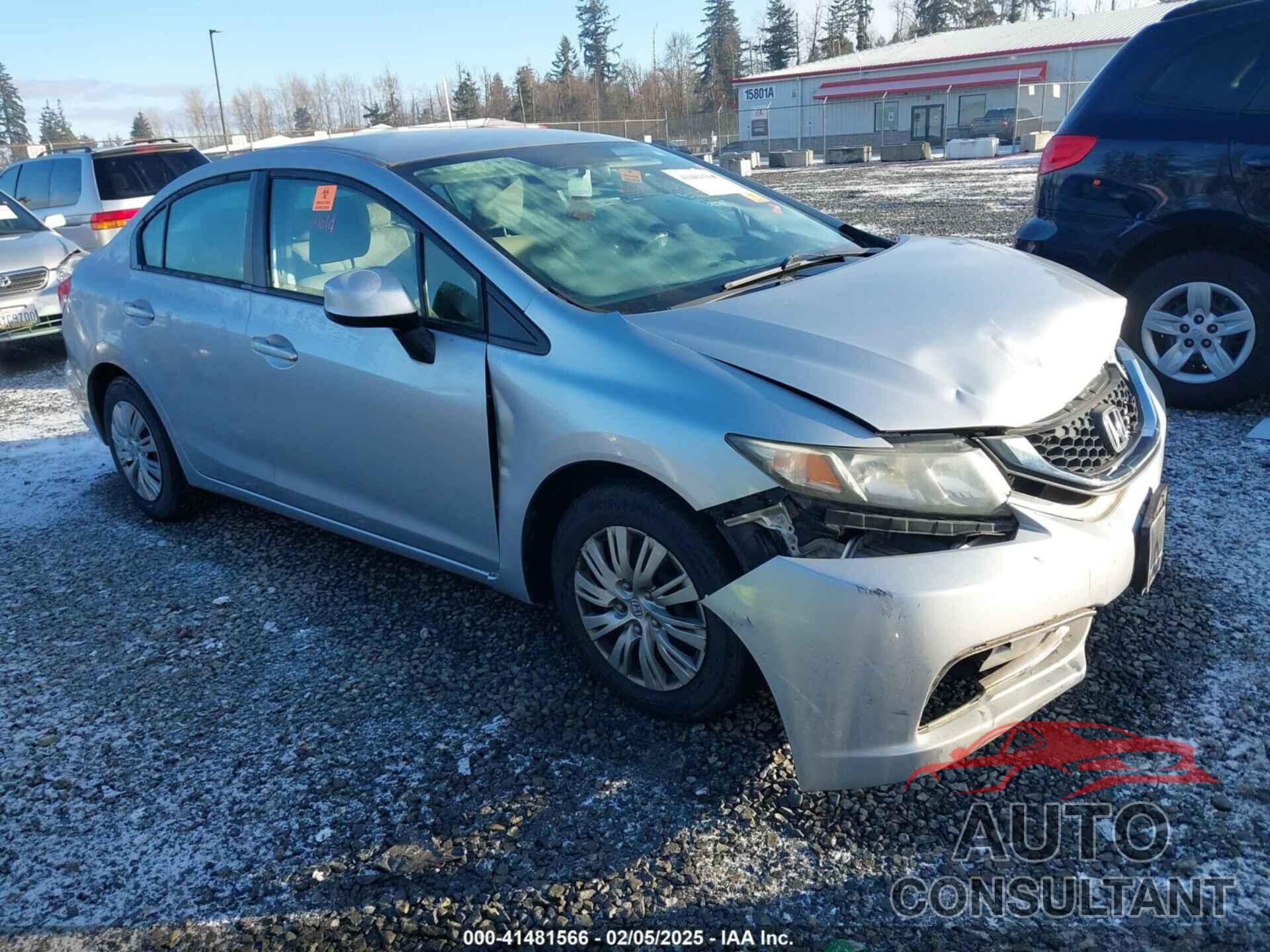 HONDA CIVIC 2013 - 2HGFB2F57DH511503