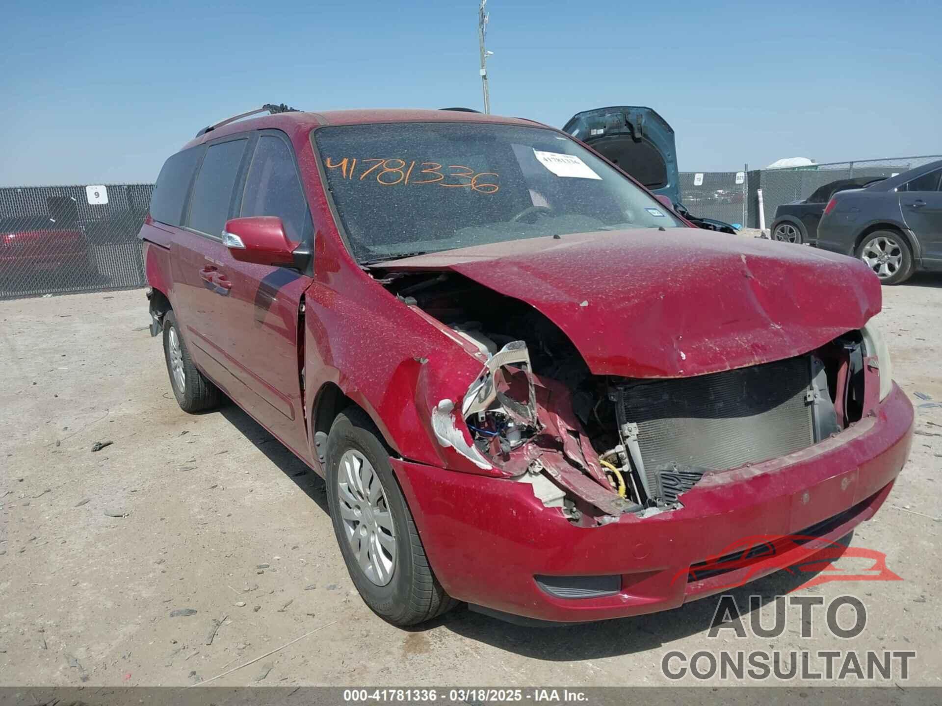 KIA SEDONA 2012 - KNDMG4C70C6463190