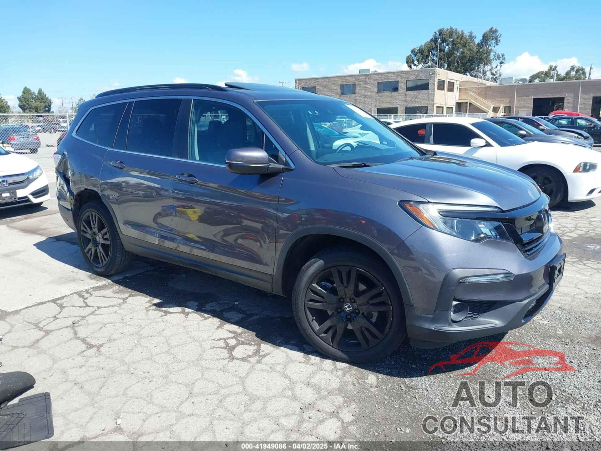 HONDA PILOT 2021 - 5FNYF6H27MB008078