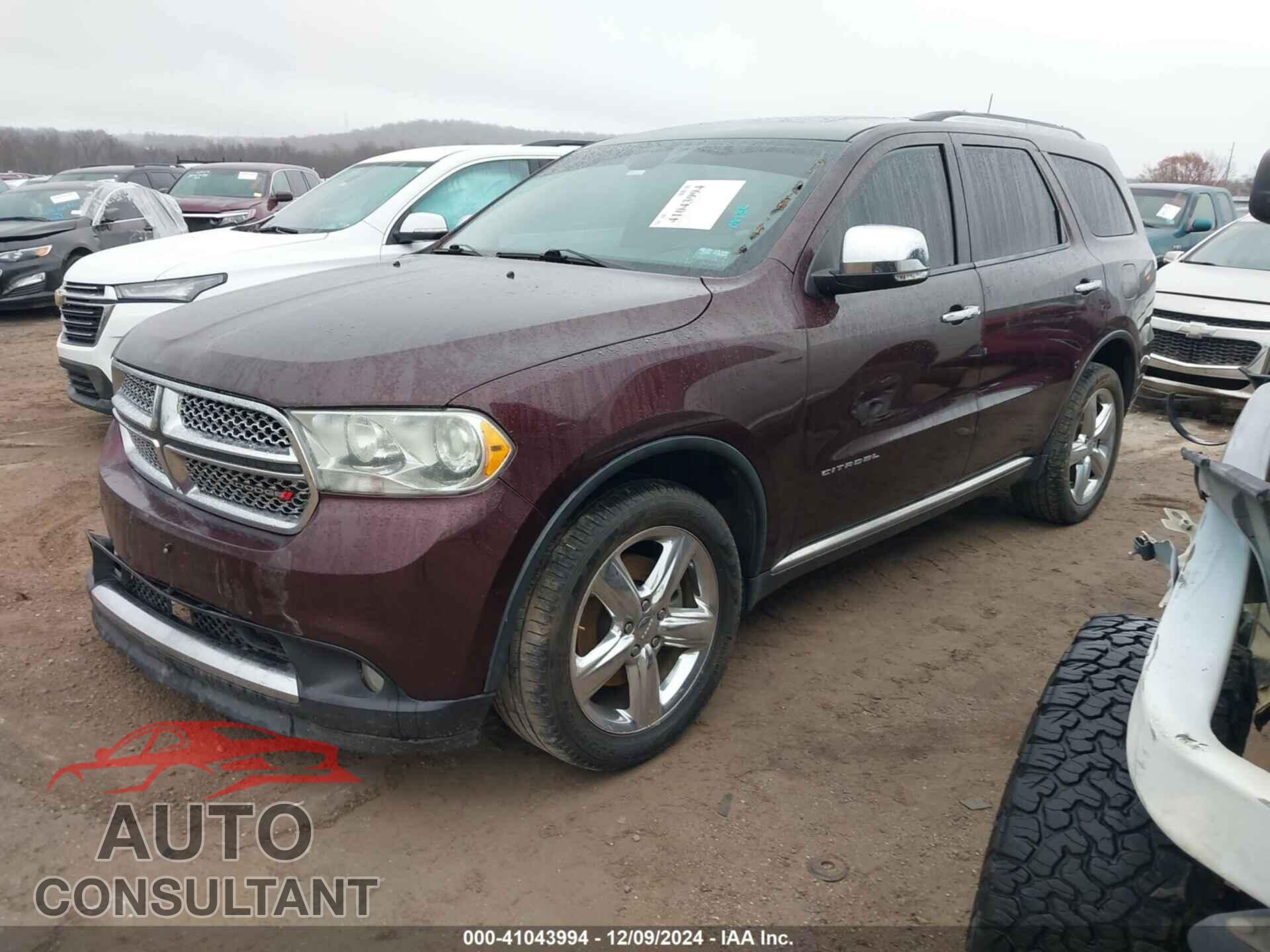 DODGE DURANGO 2012 - 1C4RDHEGXCC257282
