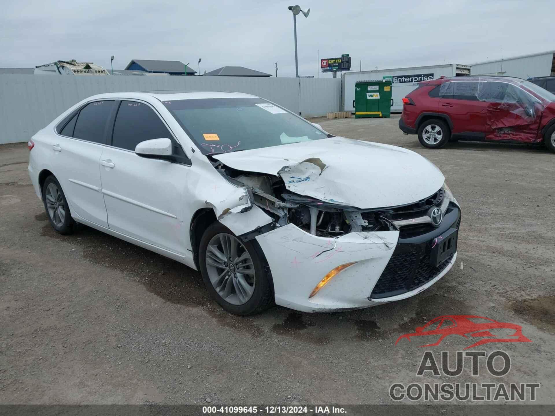 TOYOTA CAMRY 2017 - 4T1BF1FK9HU328782
