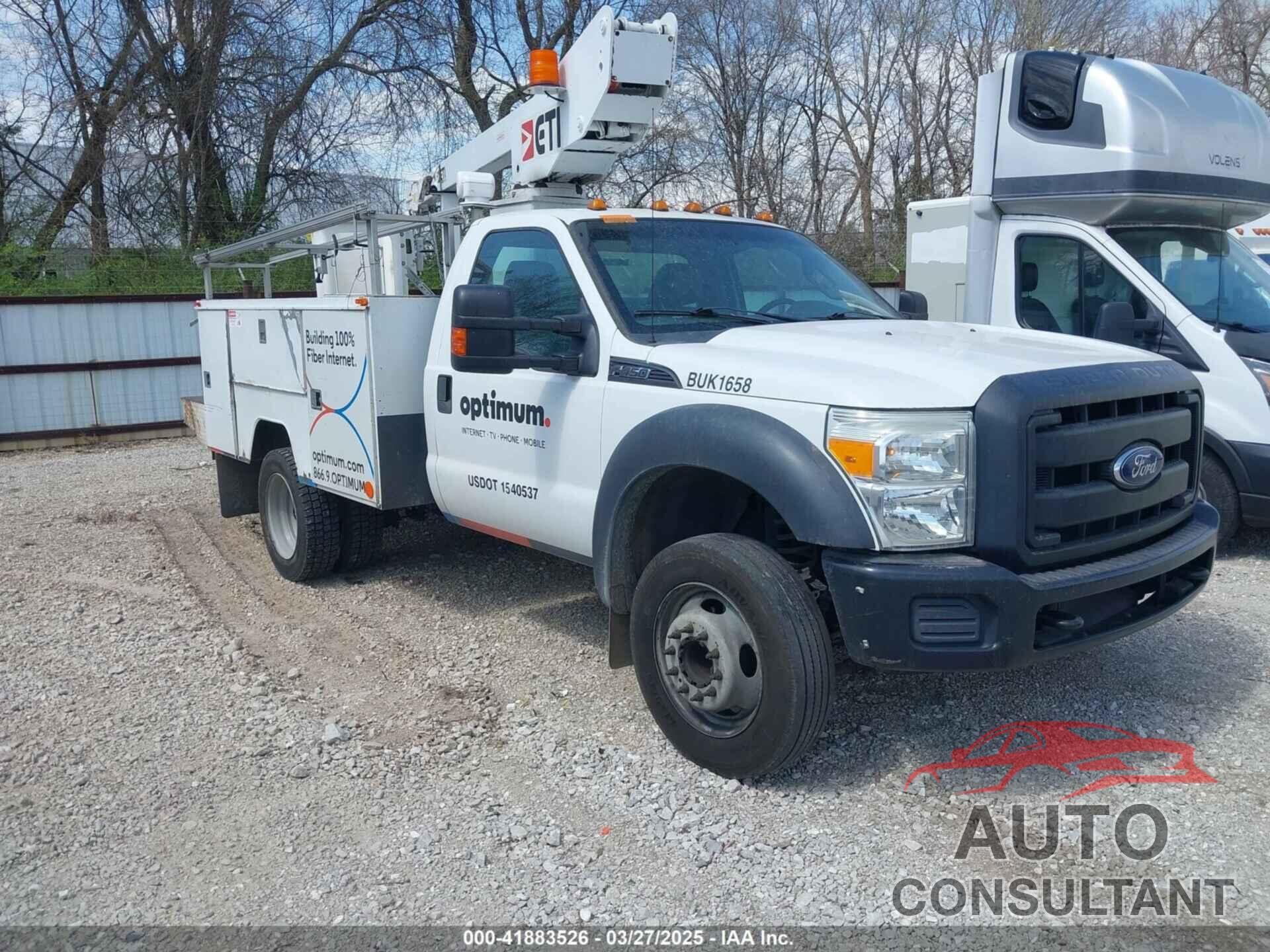 FORD F-450 CHASSIS 2016 - 1FDUF4GY8GEA59454