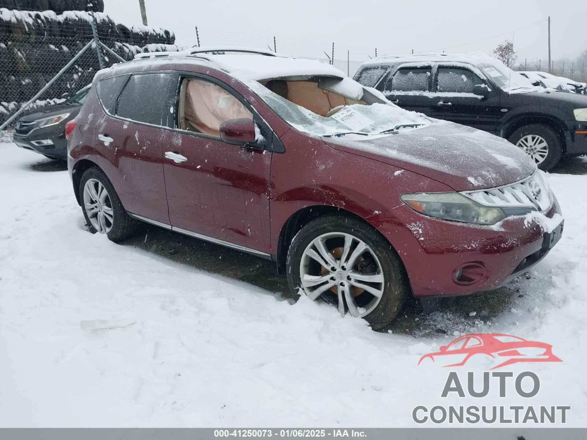 NISSAN MURANO 2010 - JN8AZ1MW5AW109006