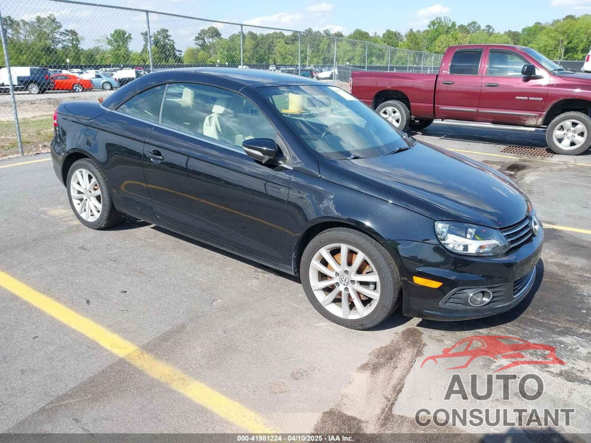 VOLKSWAGEN EOS 2012 - WVWBW7AH8CV003305