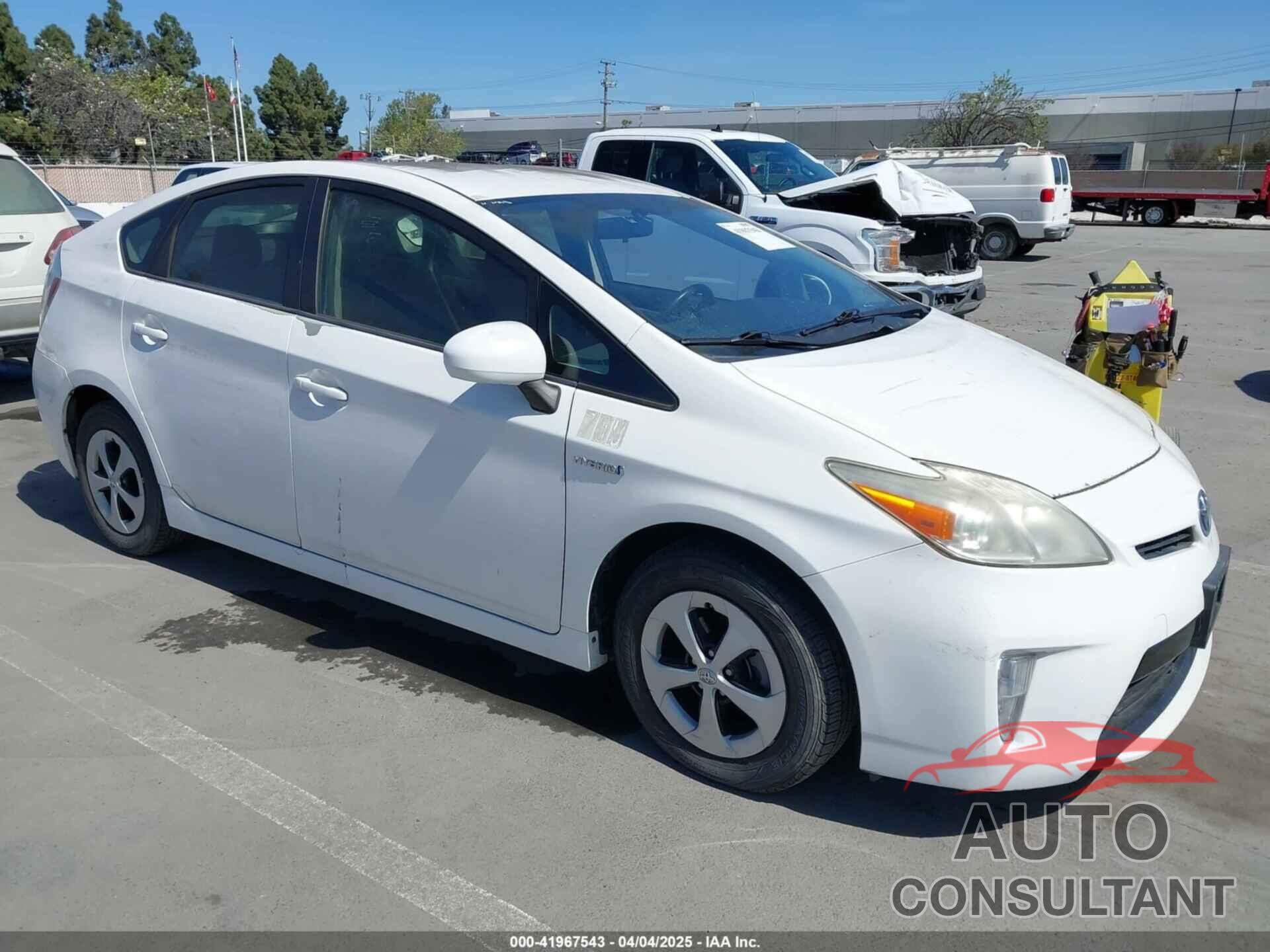 TOYOTA PRIUS 2012 - JTDKN3DU3C1549196