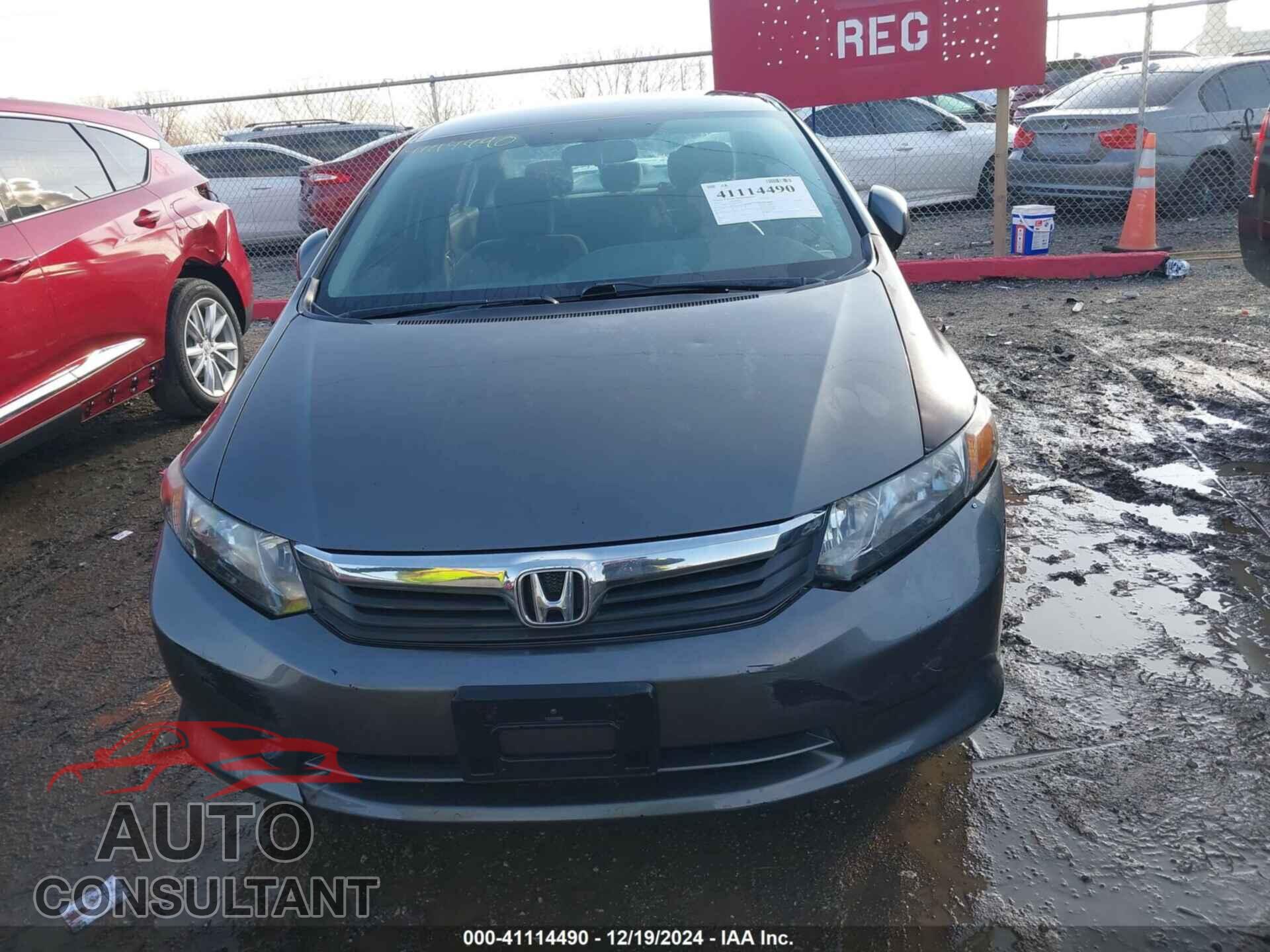 HONDA CIVIC 2012 - 2HGFB2F52CH332395