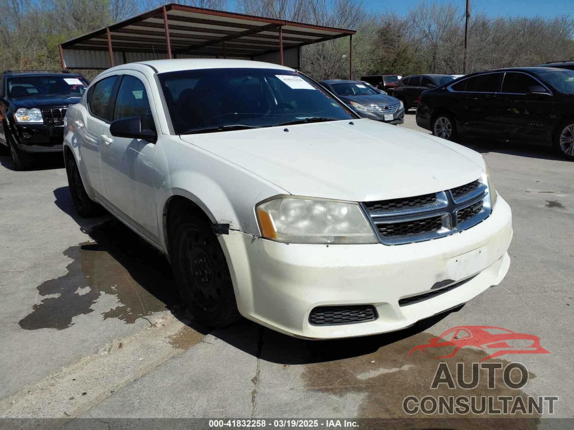 DODGE AVENGER 2011 - 1B3BD4FBXBN501370