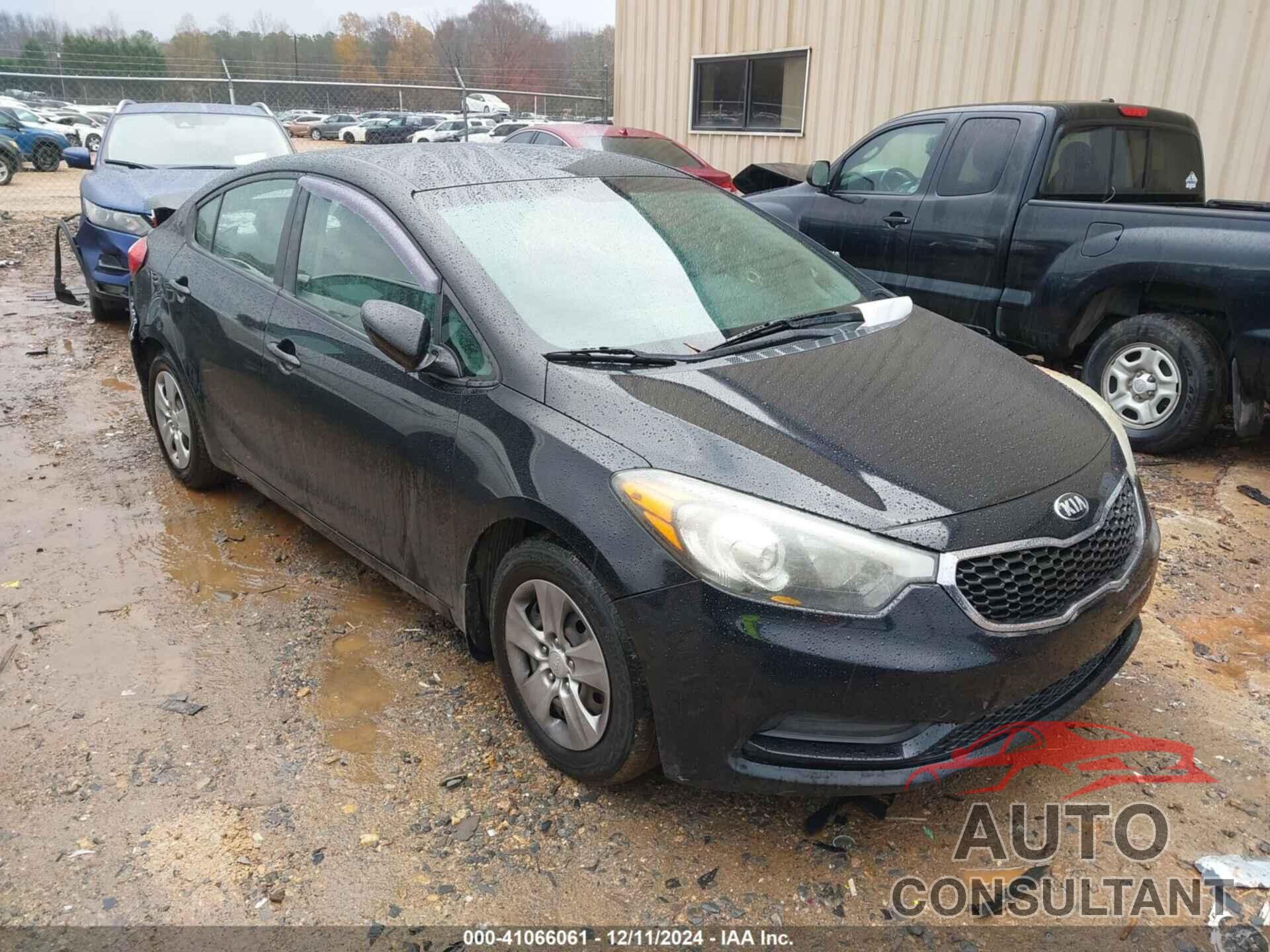 KIA FORTE 2016 - KNAFK4A65G5588132