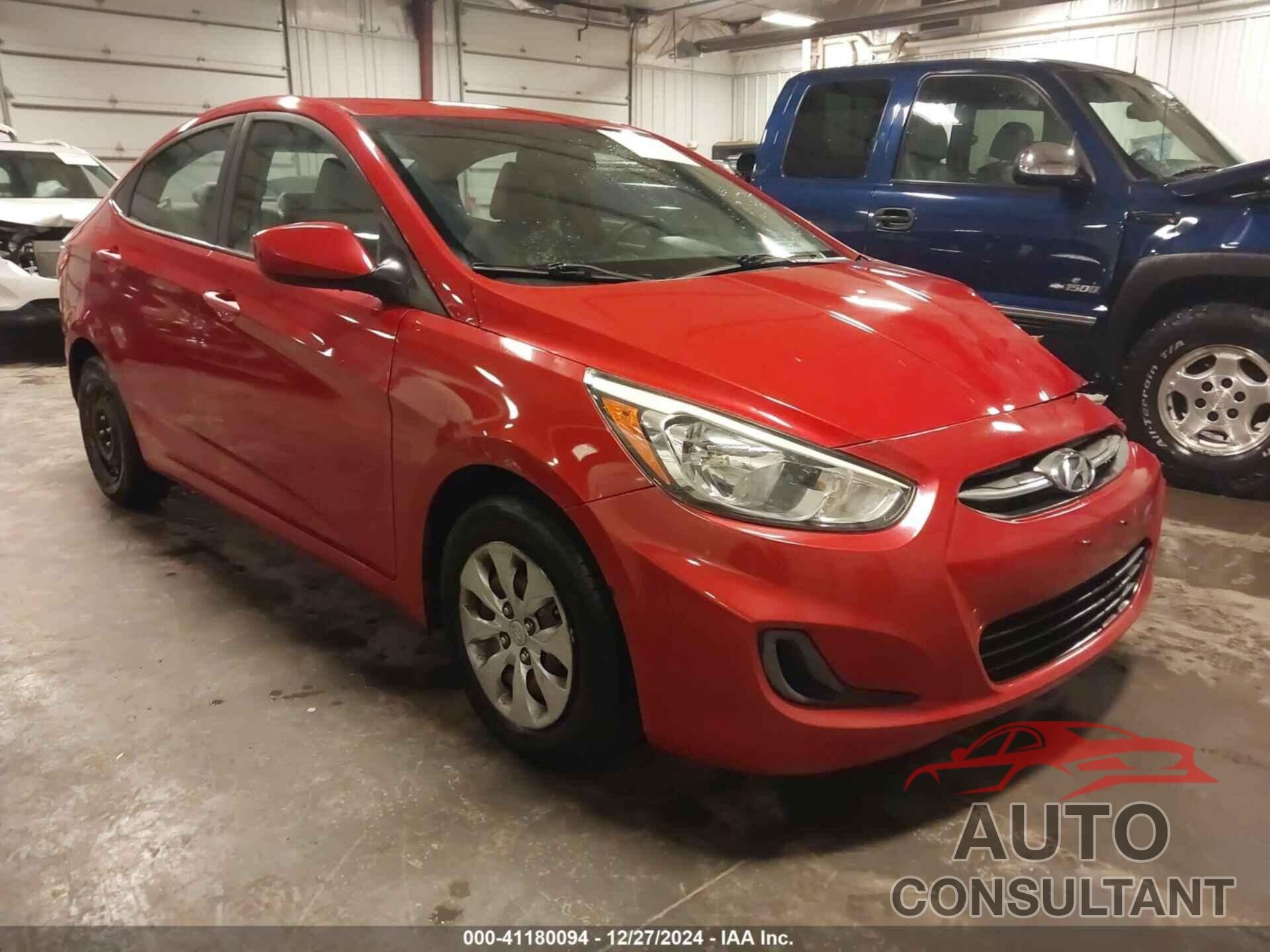 HYUNDAI ACCENT 2016 - KMHCT4AEXGU036928