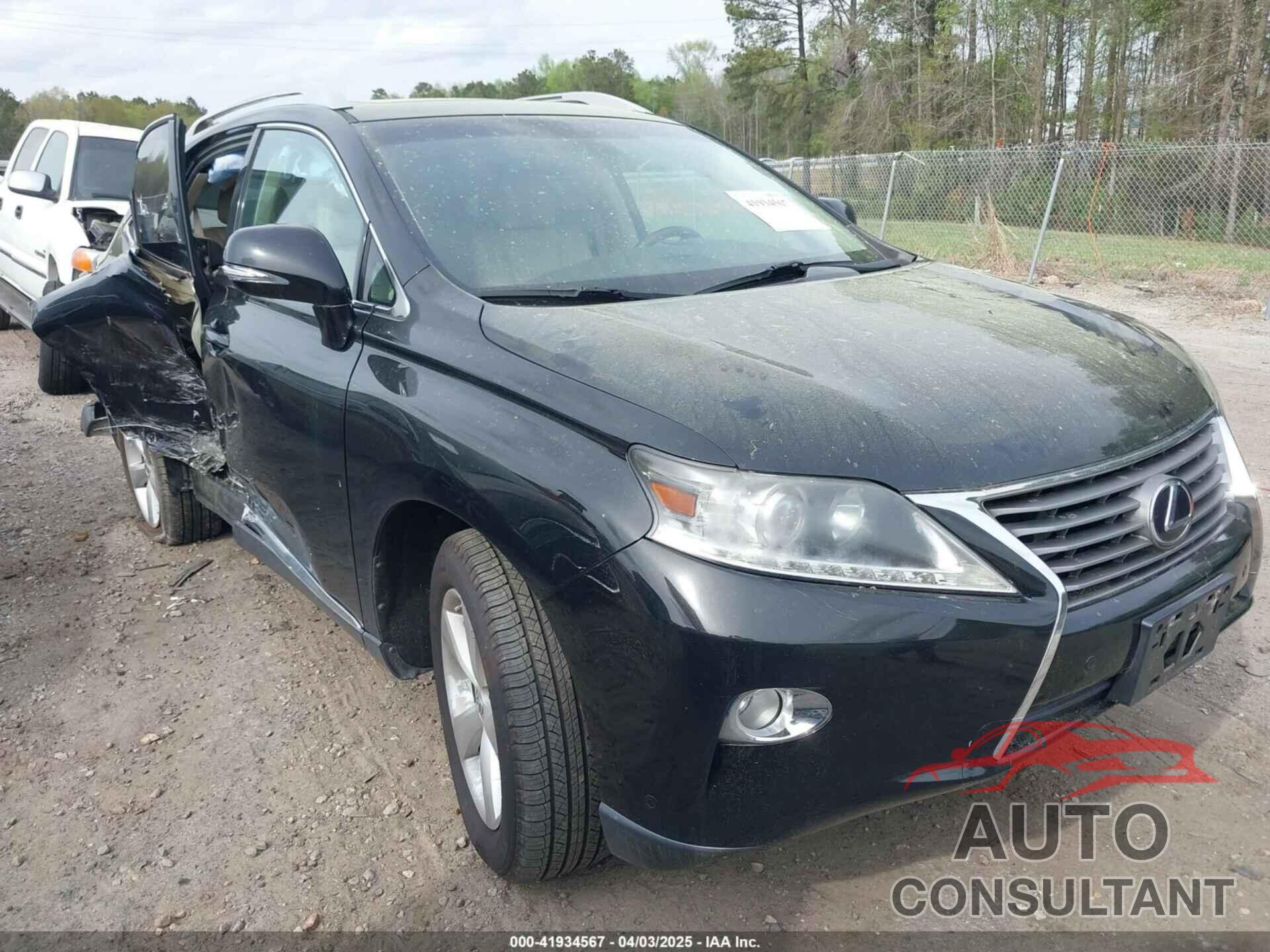 LEXUS RX 350 2013 - 2T2BK1BA2DC216972