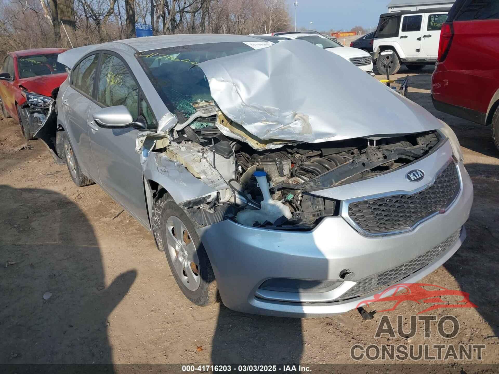 KIA FORTE 2016 - KNAFK4A67G5555214
