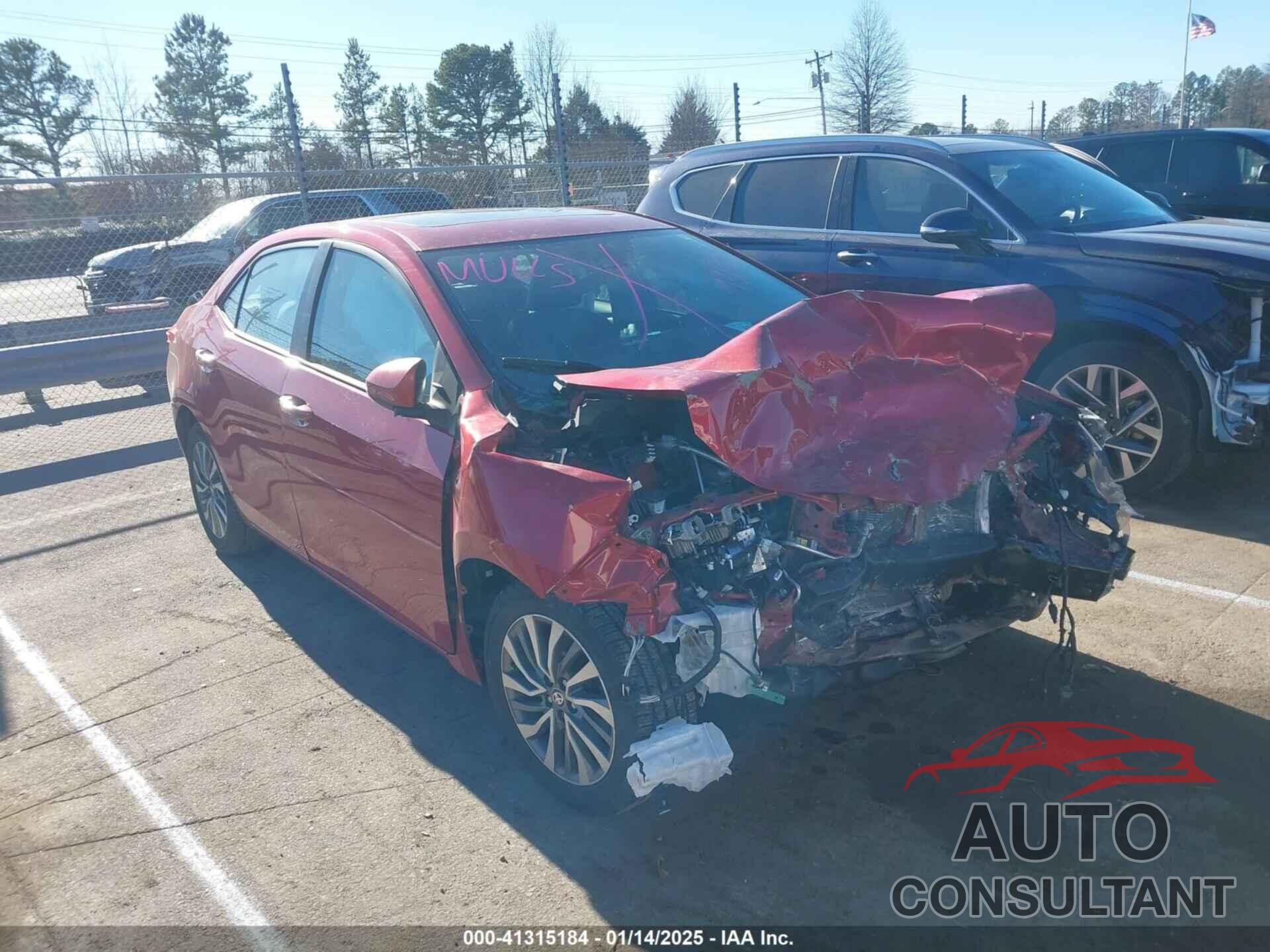 TOYOTA COROLLA 2017 - 2T1BURHE6HC927359