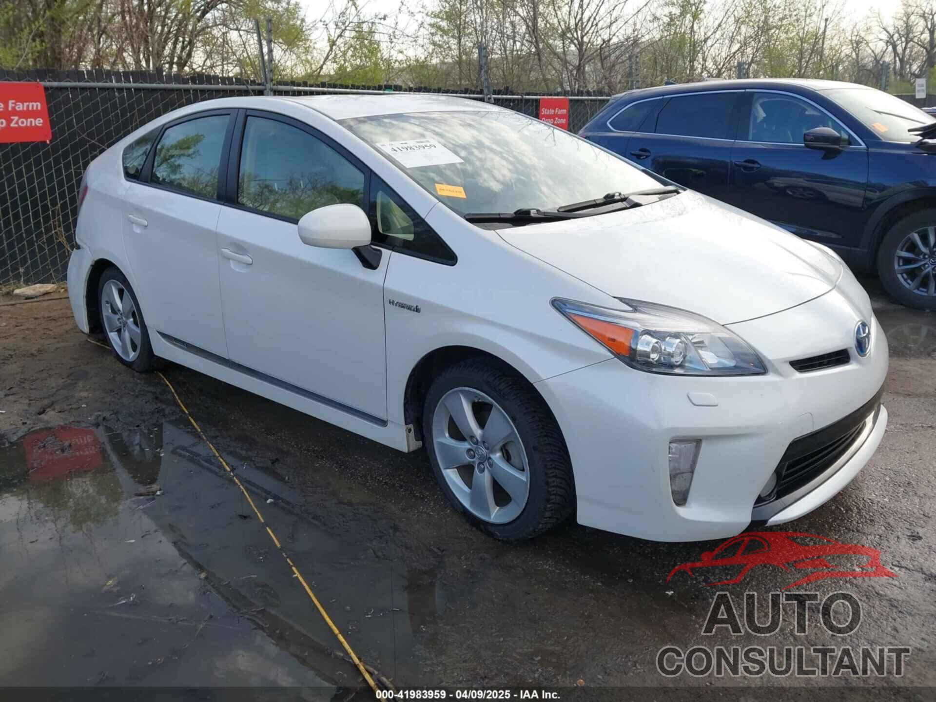 TOYOTA PRIUS 2014 - JTDKN3DU3E0390432