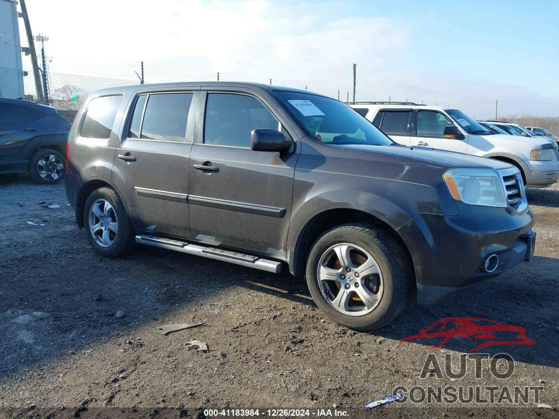 HONDA PILOT 2012 - 5FNYF3H55CB038476