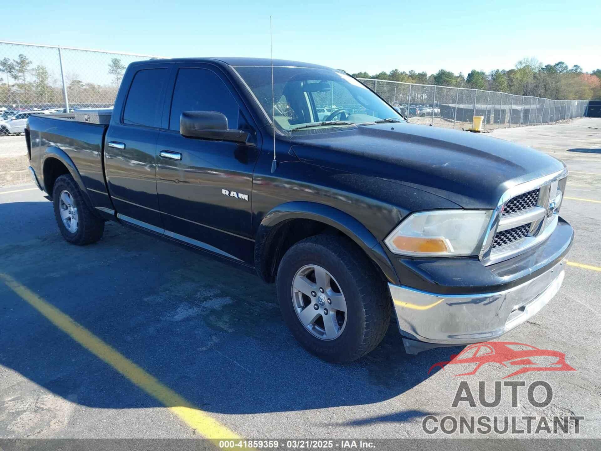 DODGE RAM 1500 2010 - 1D7RV1GP9AS105469