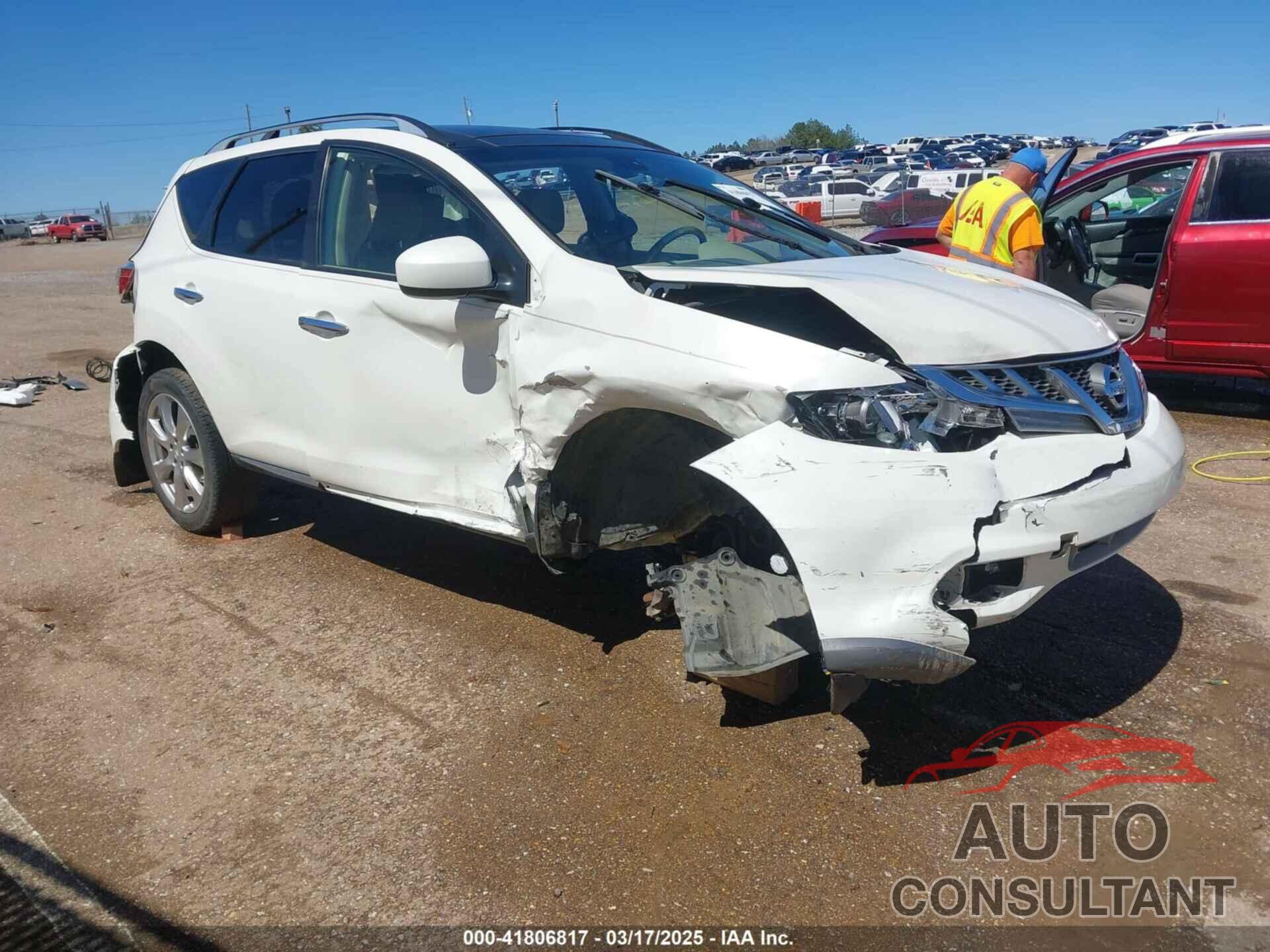 NISSAN MURANO 2014 - JN8AZ1MU0EW403482