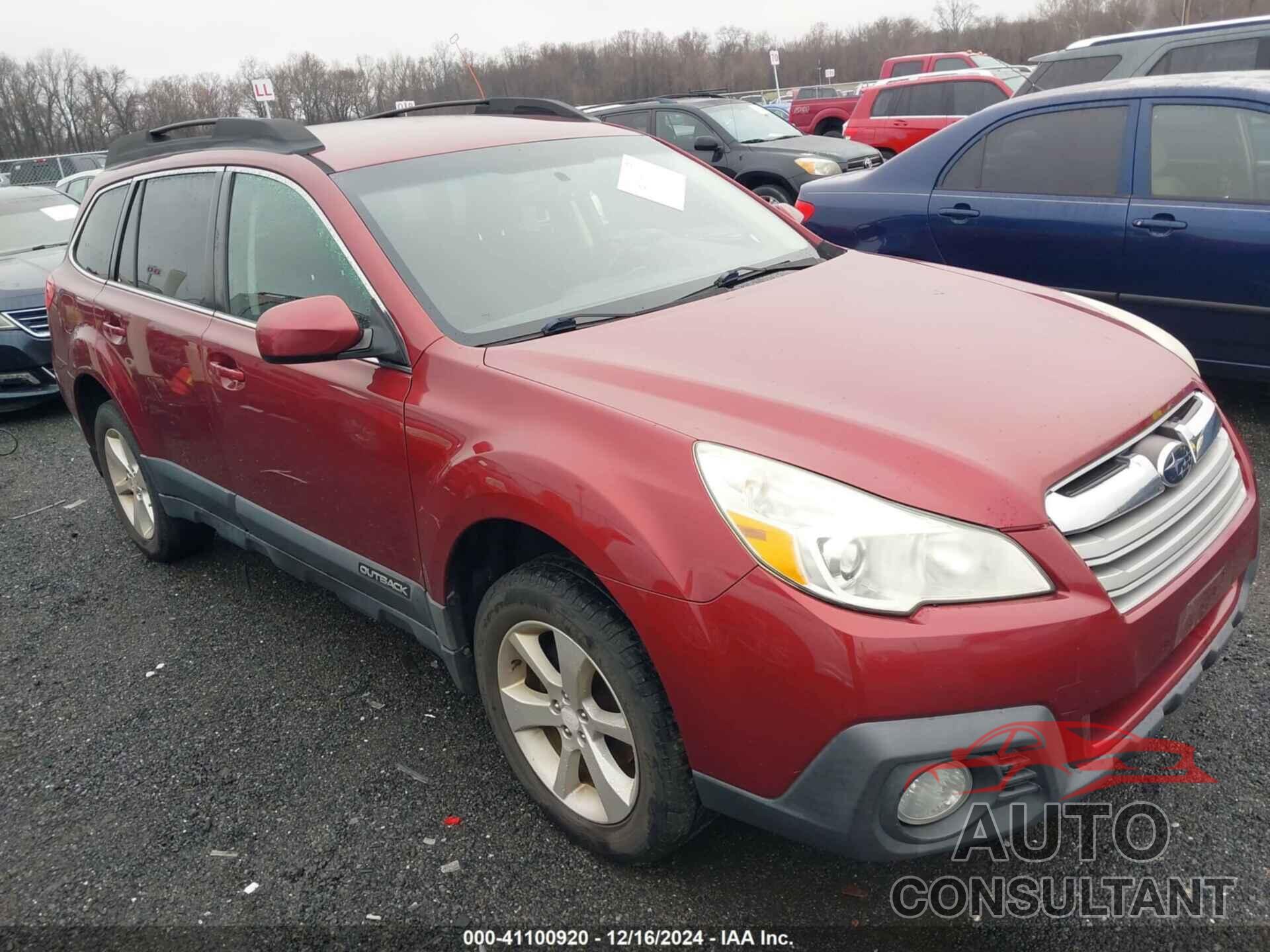 SUBARU OUTBACK 2014 - 4S4BRBCC2E3246193