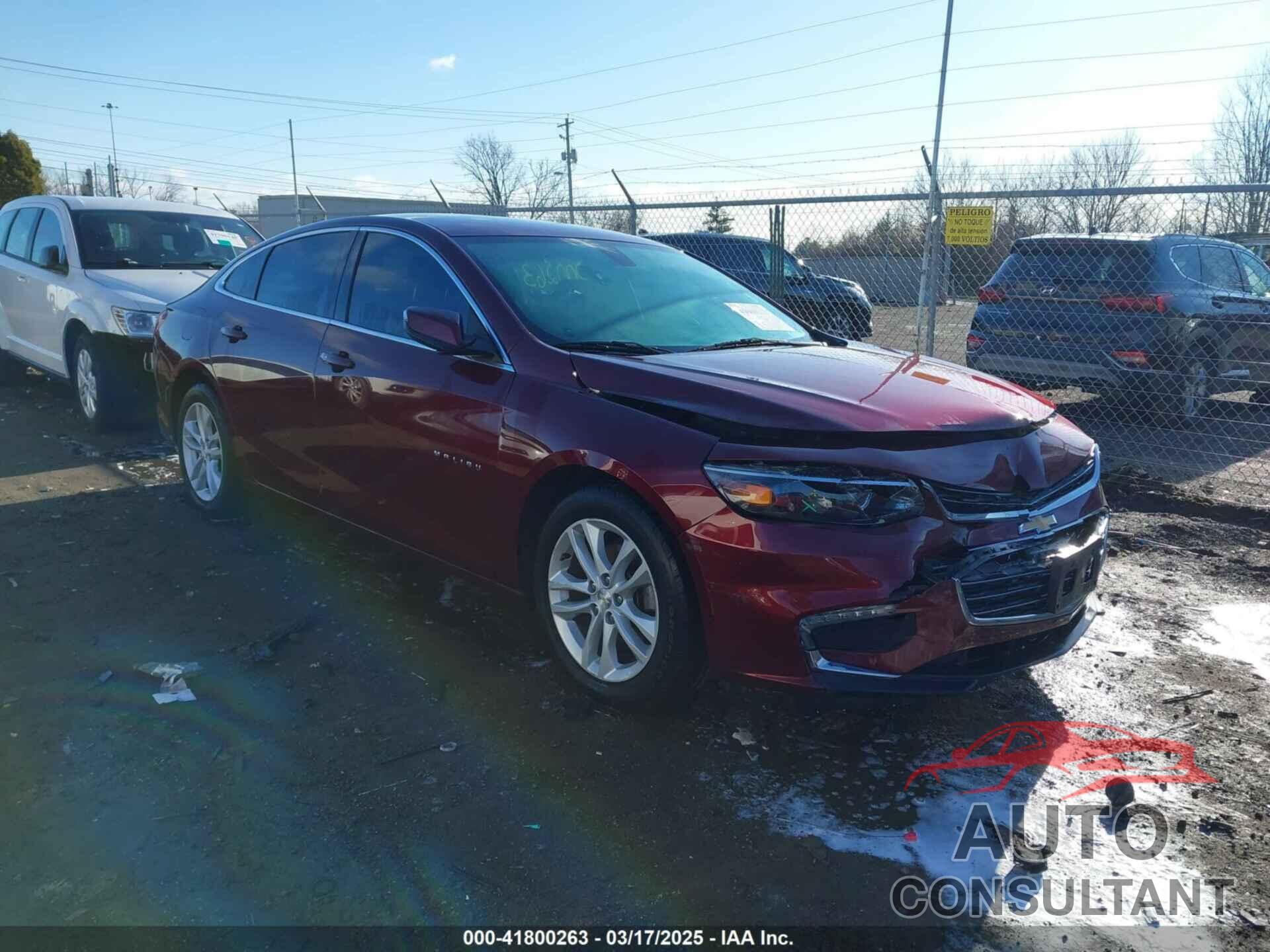 CHEVROLET MALIBU 2016 - 1G1ZE5ST7GF315858