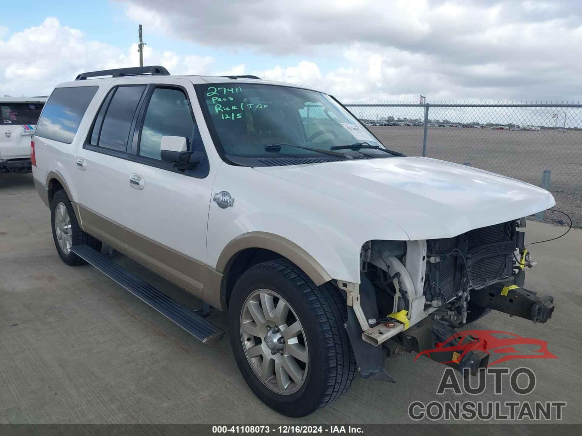 FORD EXPEDITION EL 2012 - 1FMJK1H5XCEF09794