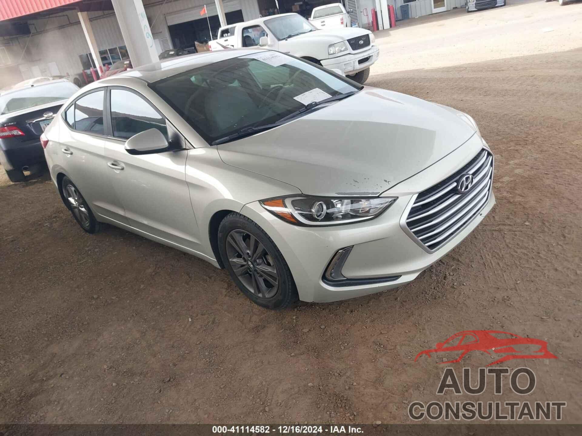 HYUNDAI ELANTRA 2017 - 5NPD84LFXHH118475